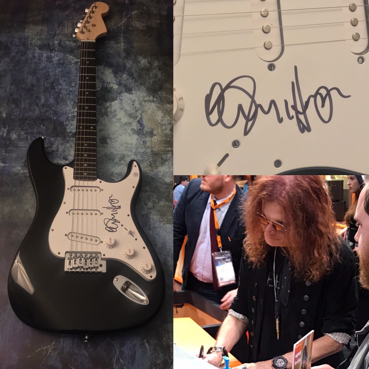 GFA Deep Purple Singer * GLENN HUGHES * Signed Electric Guitar PROOF G1 COA