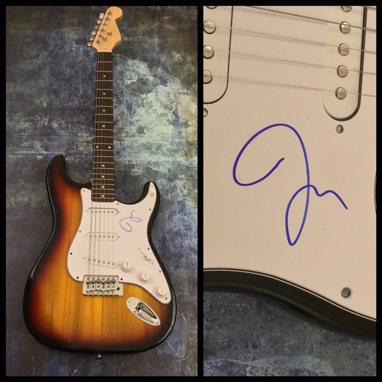 GFA Fall Out Boy Guitarist * JOE TROHMAN * Signed Electric Guitar COA