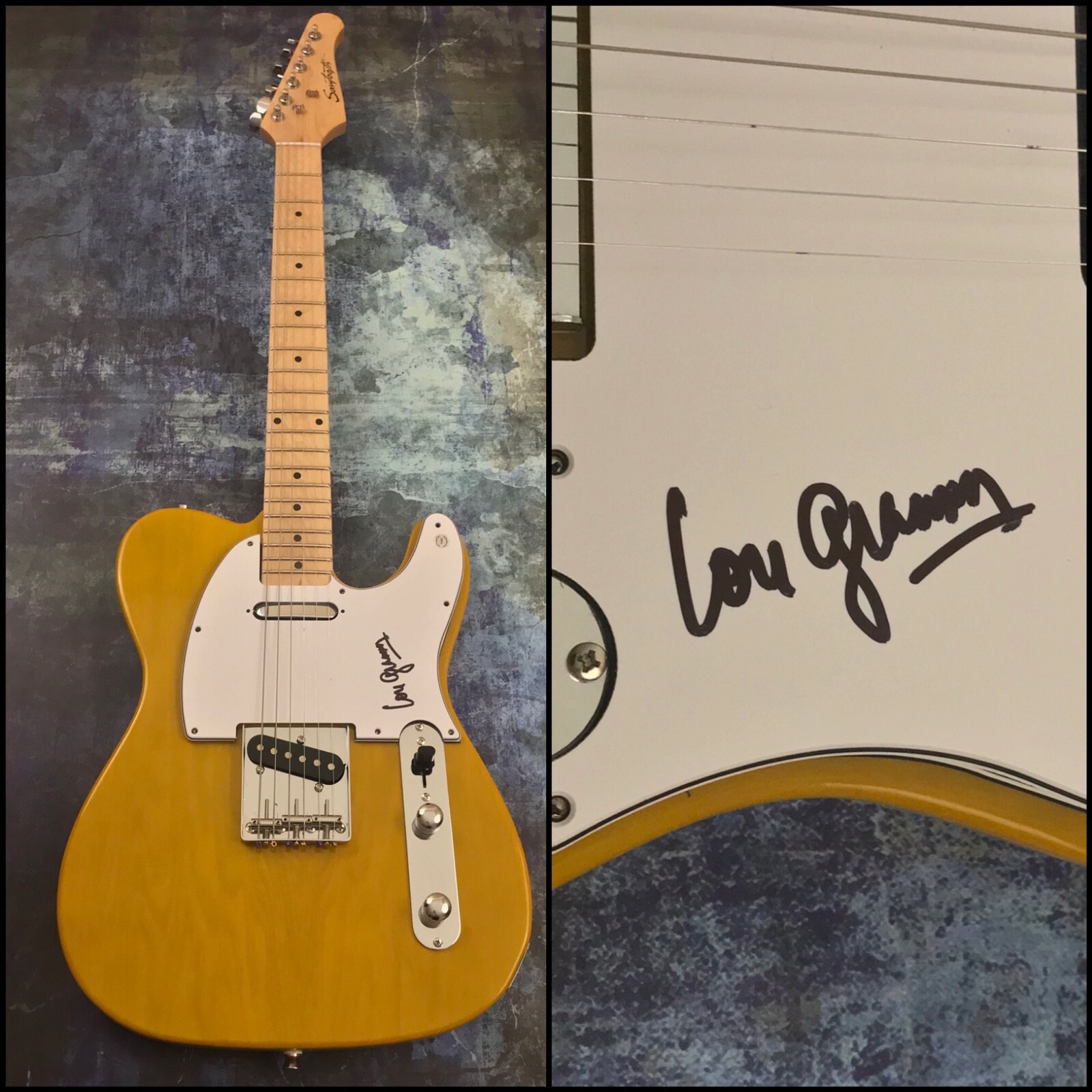 GFA Foreigner Band Ready or Not * LOU GRAMM * Signed Electric Tele Guitar COA