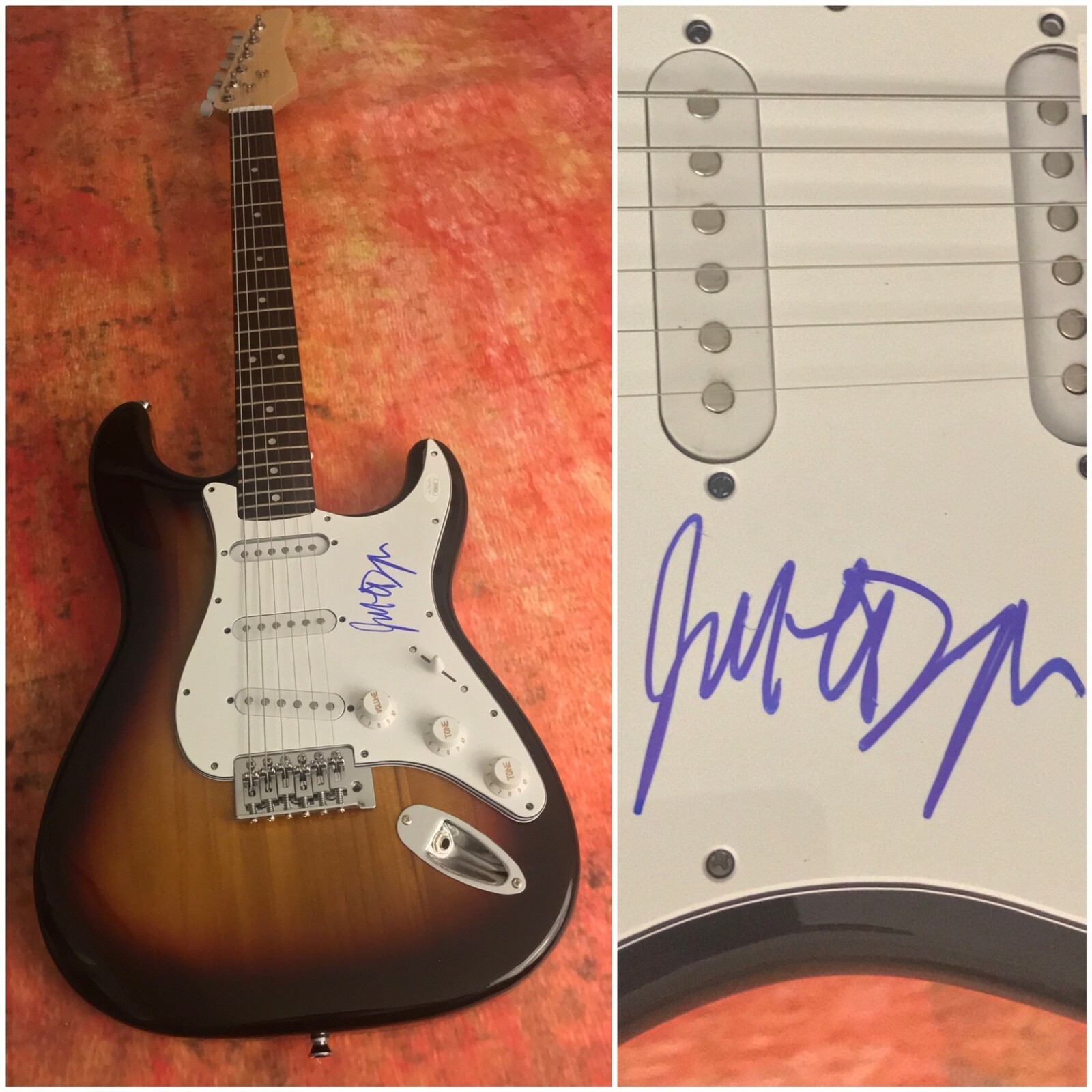 JSA The Wallflowers One Headlight * JAKOB DYLAN * Signed Electric Guitar COA