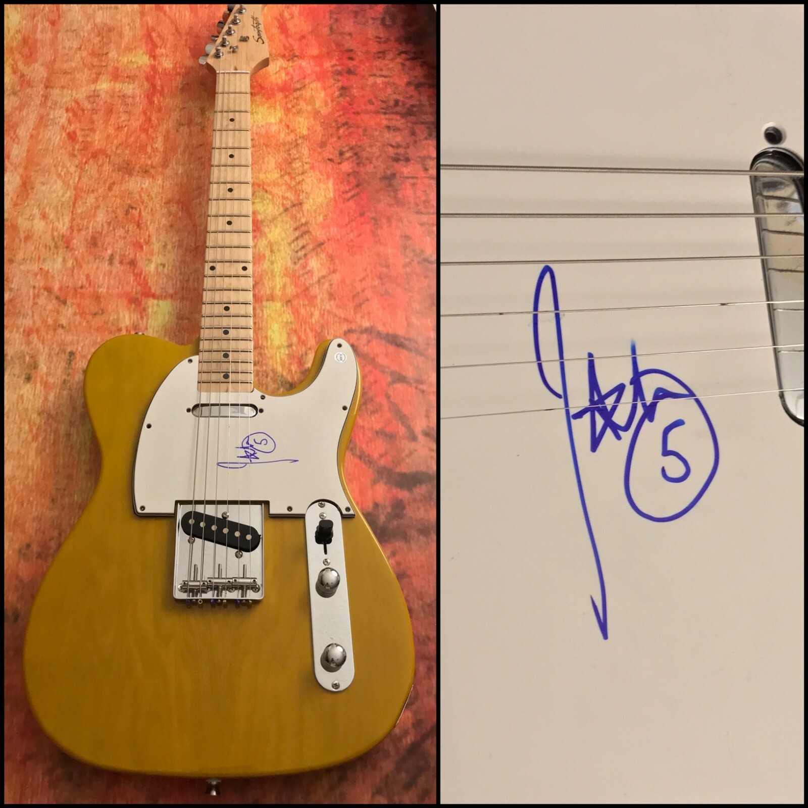 GFA Marilyn Manson Guitarist * JOHN 5 * Signed Tele Electric Guitar COA