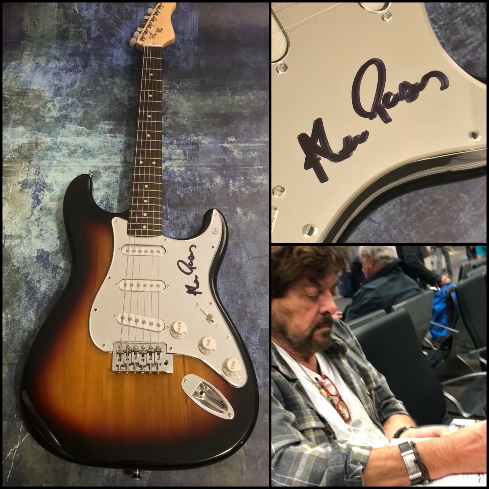 GFA The Project Eye in the Sky * ALAN PARSONS * Signed Electric Guitar AP1 COA