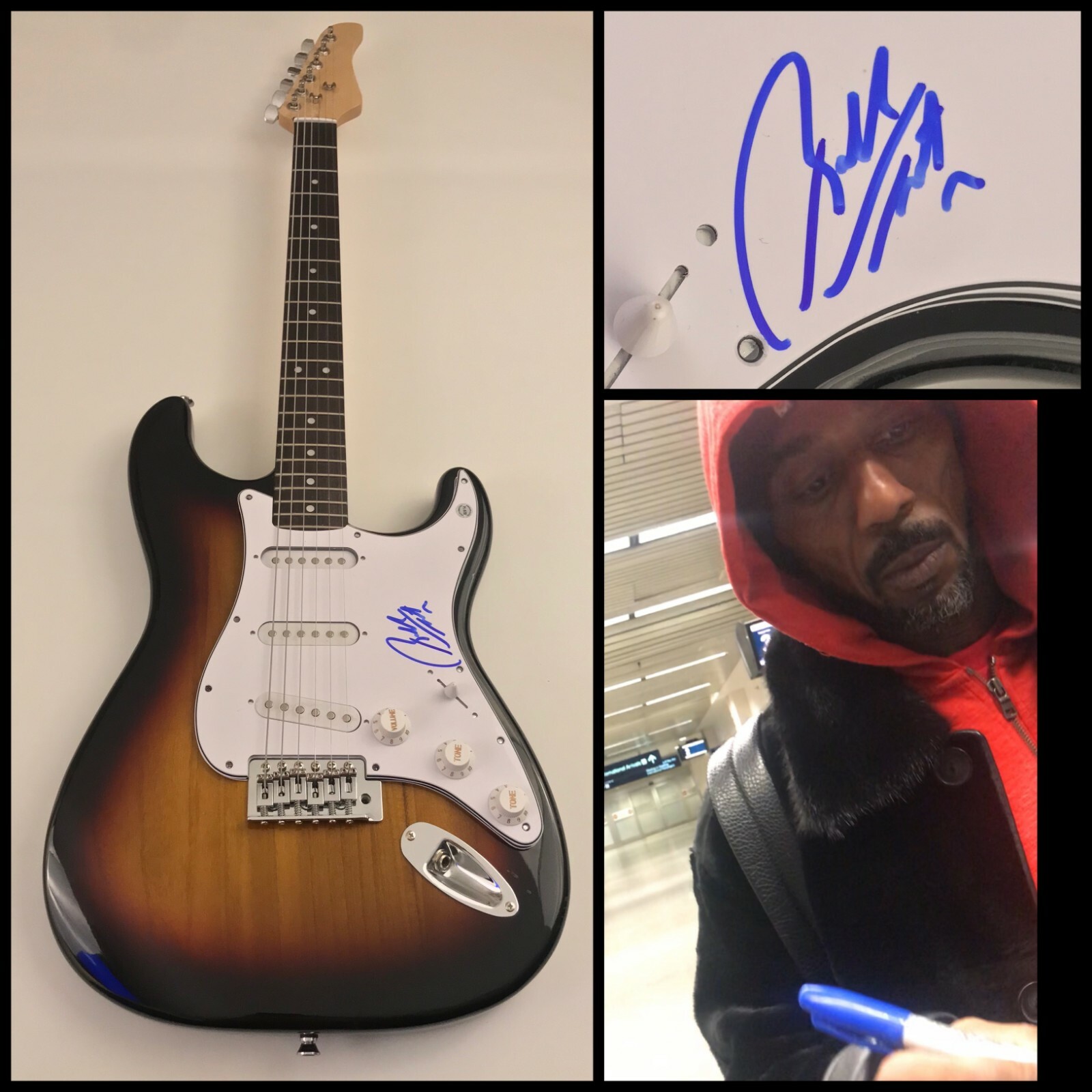 GFA New Edition Heart Break * RALPH TRESVANT * Signed Electric Guitar R1 COA