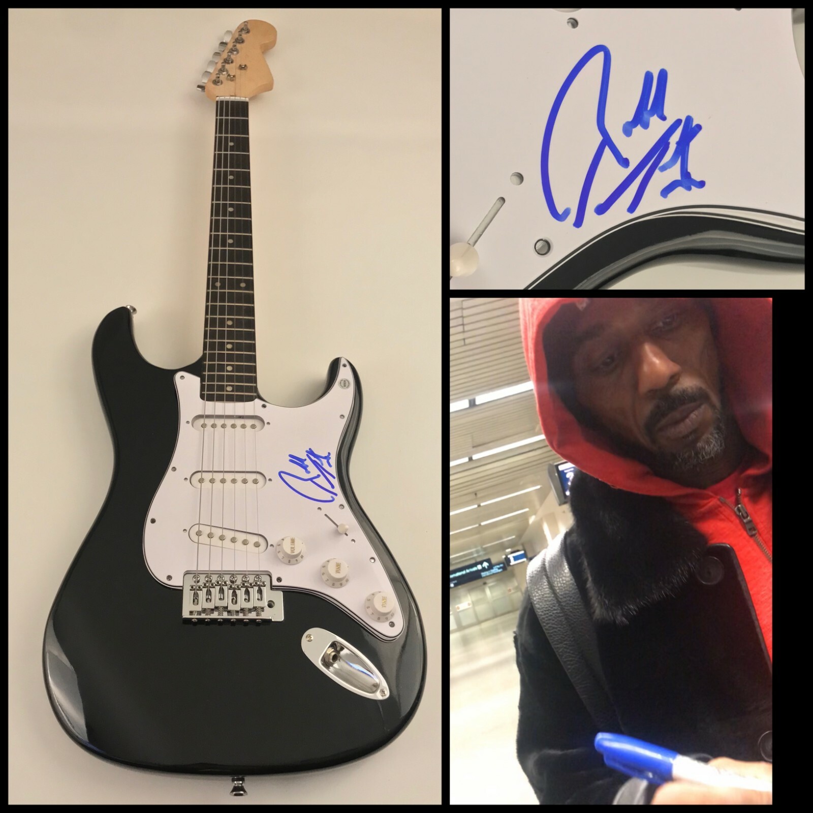 GFA New Edition Heart Break * RALPH TRESVANT * Signed Electric Guitar R2 COA