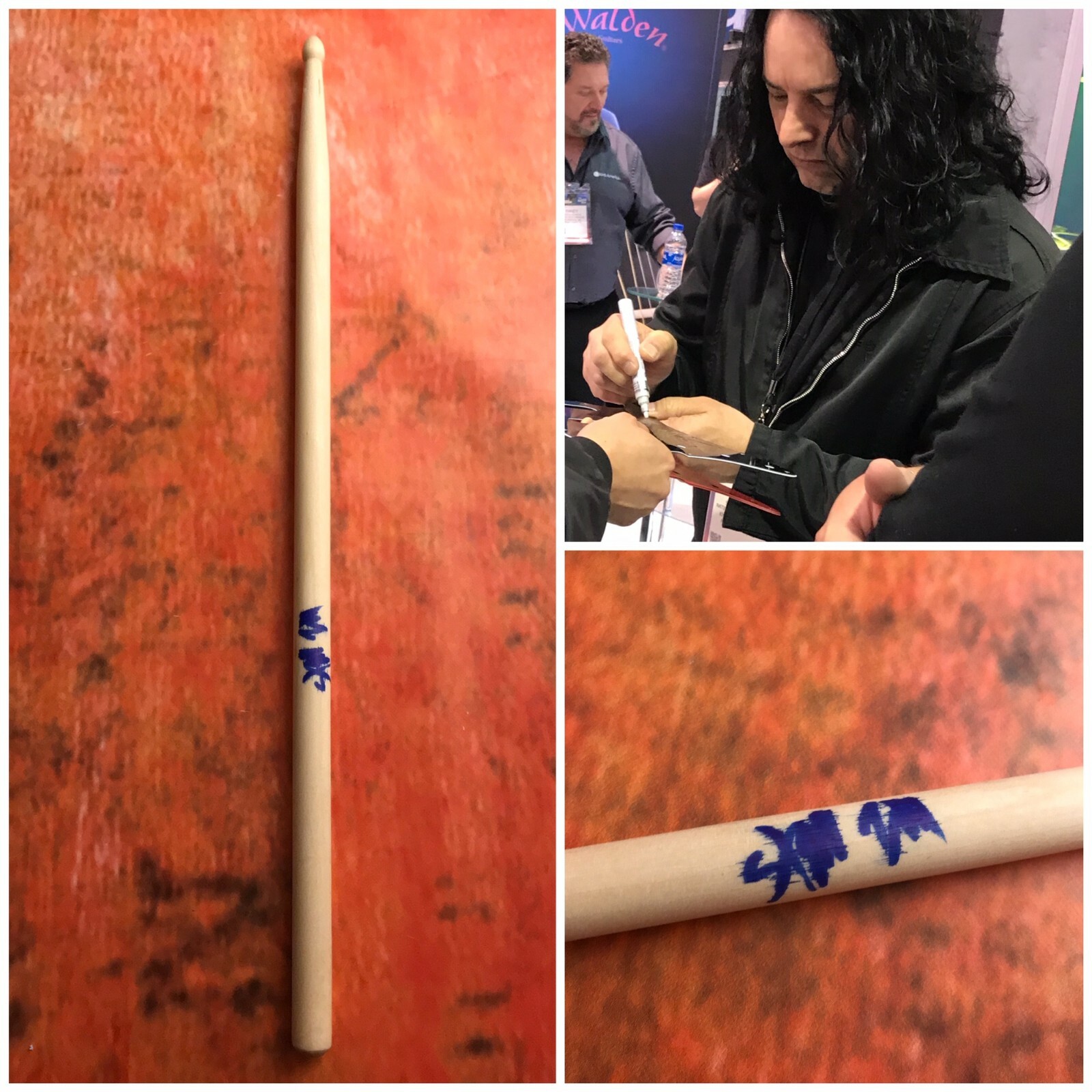 GFA Danzig & Samhain Drummer * STEVE ZING * Signed Drumstick PROOF S2 COA