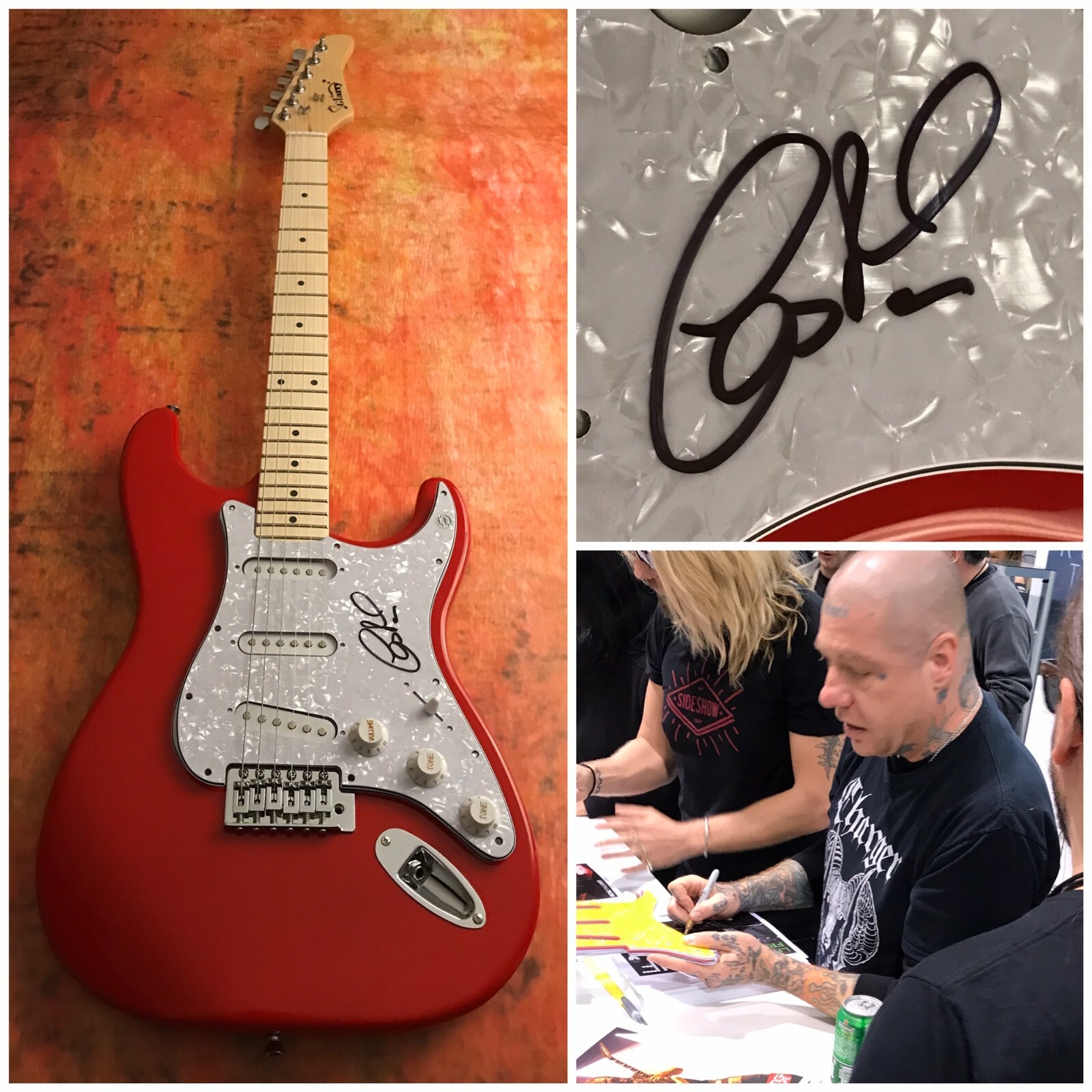 GFA Rancid Guitarist * LARS FREDERIKSEN * Signed Electric Guitar PROOF L3 COA
