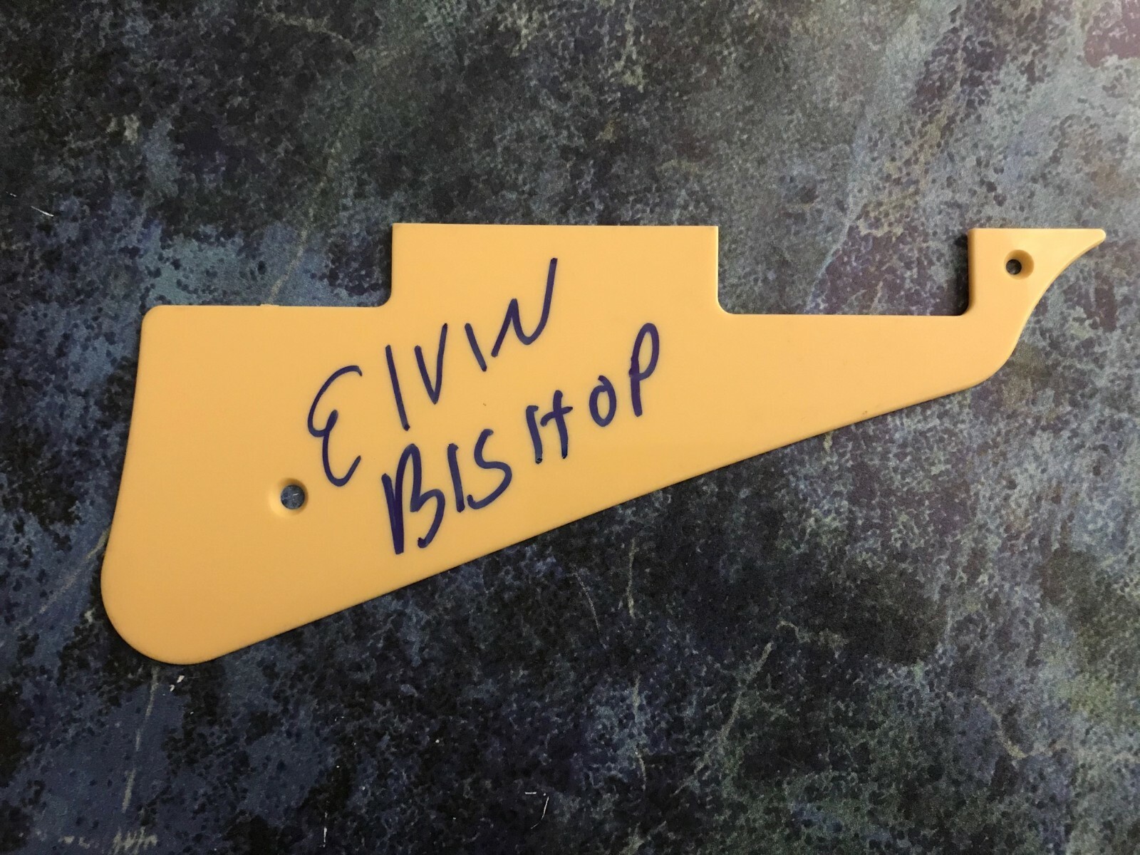 GFA Blues HOF Guitarist * ELVIN BISHOP * Signed Electric Gibson Pickguard E2 COA