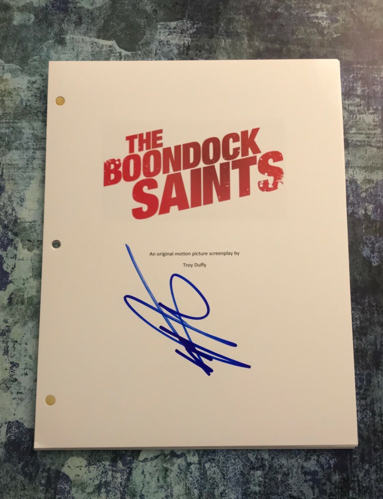 GFA The Boondock Saints * SEAN PATRICK FLANERY * Signed Full Movie Script COA
