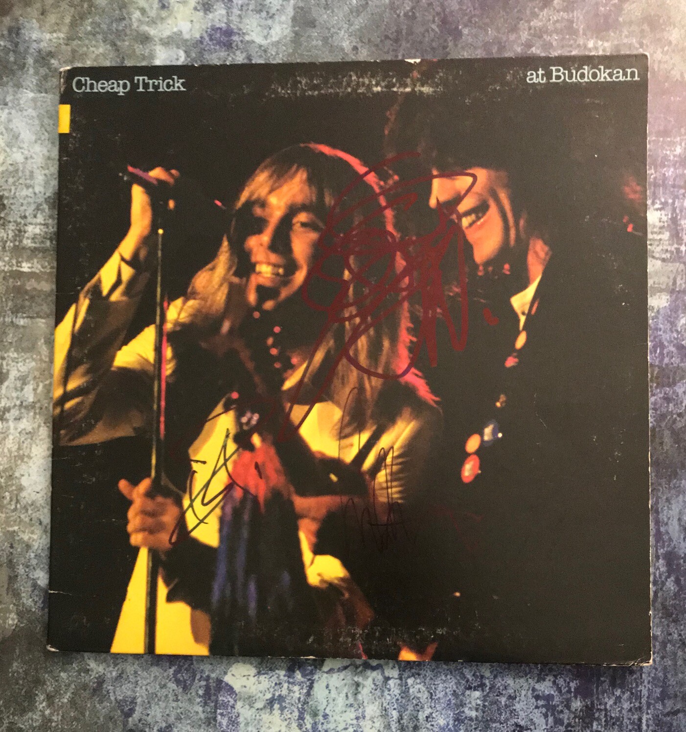 GFA Rick Nielsen Robin Zander x3 * CHEAP TRICK * Band Signed Record Album AD3COA