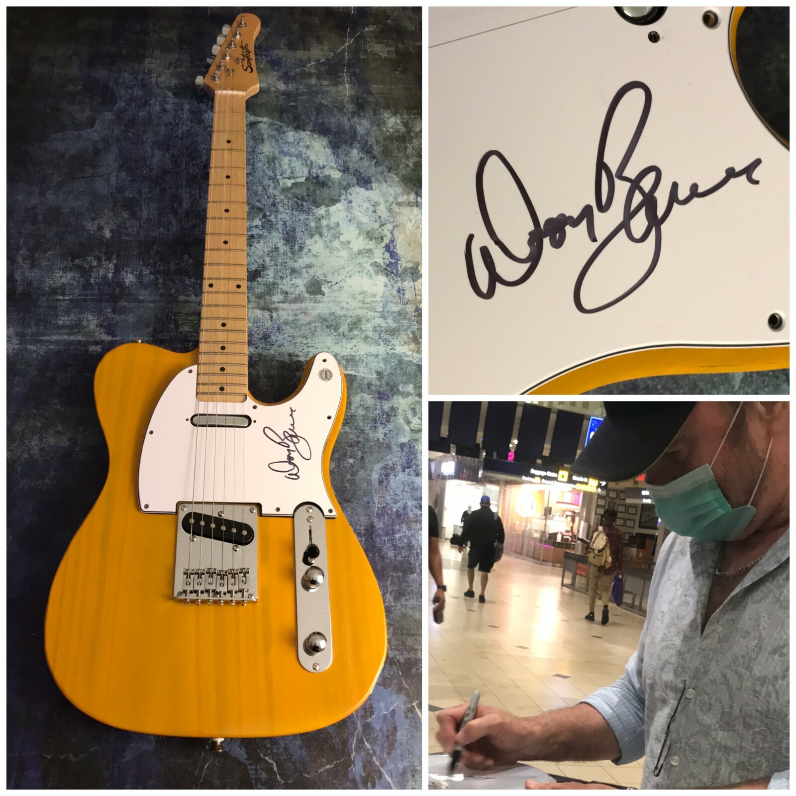 GFA 38 Special Band Guitarist * DON BARNES * Signed Electric Tele Guitar COA