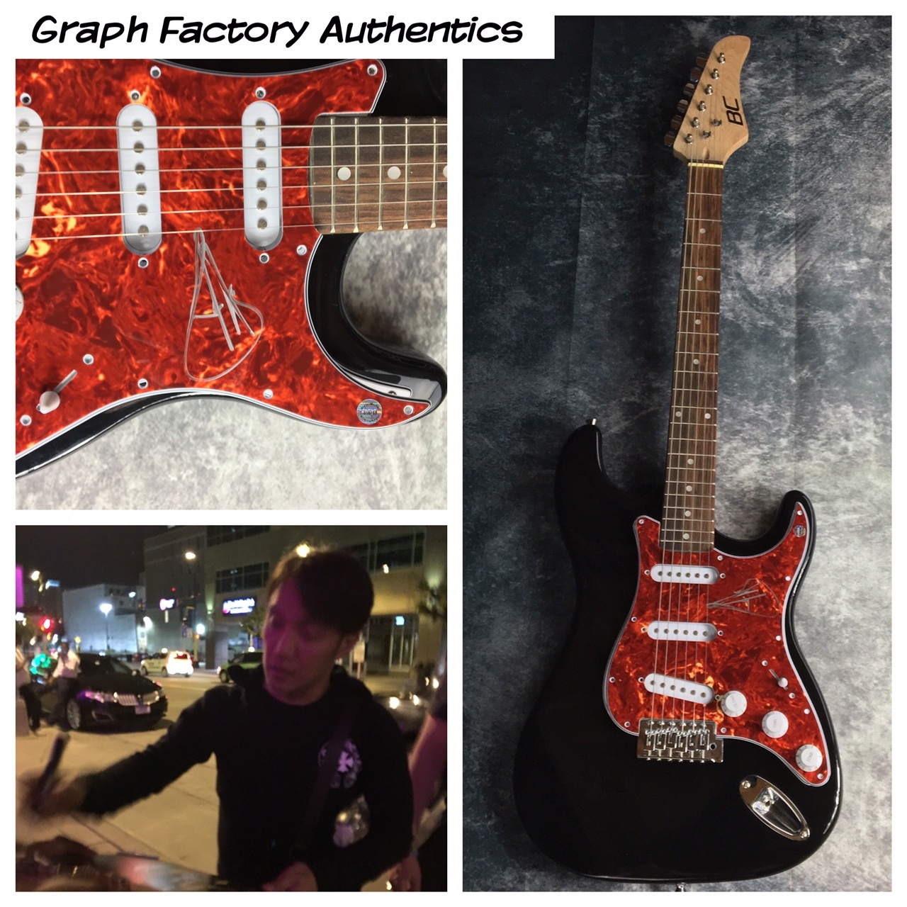 GFA Journey Frontman * ARNEL PINEDA * Signed Electric Guitar PROOF AD1 COA