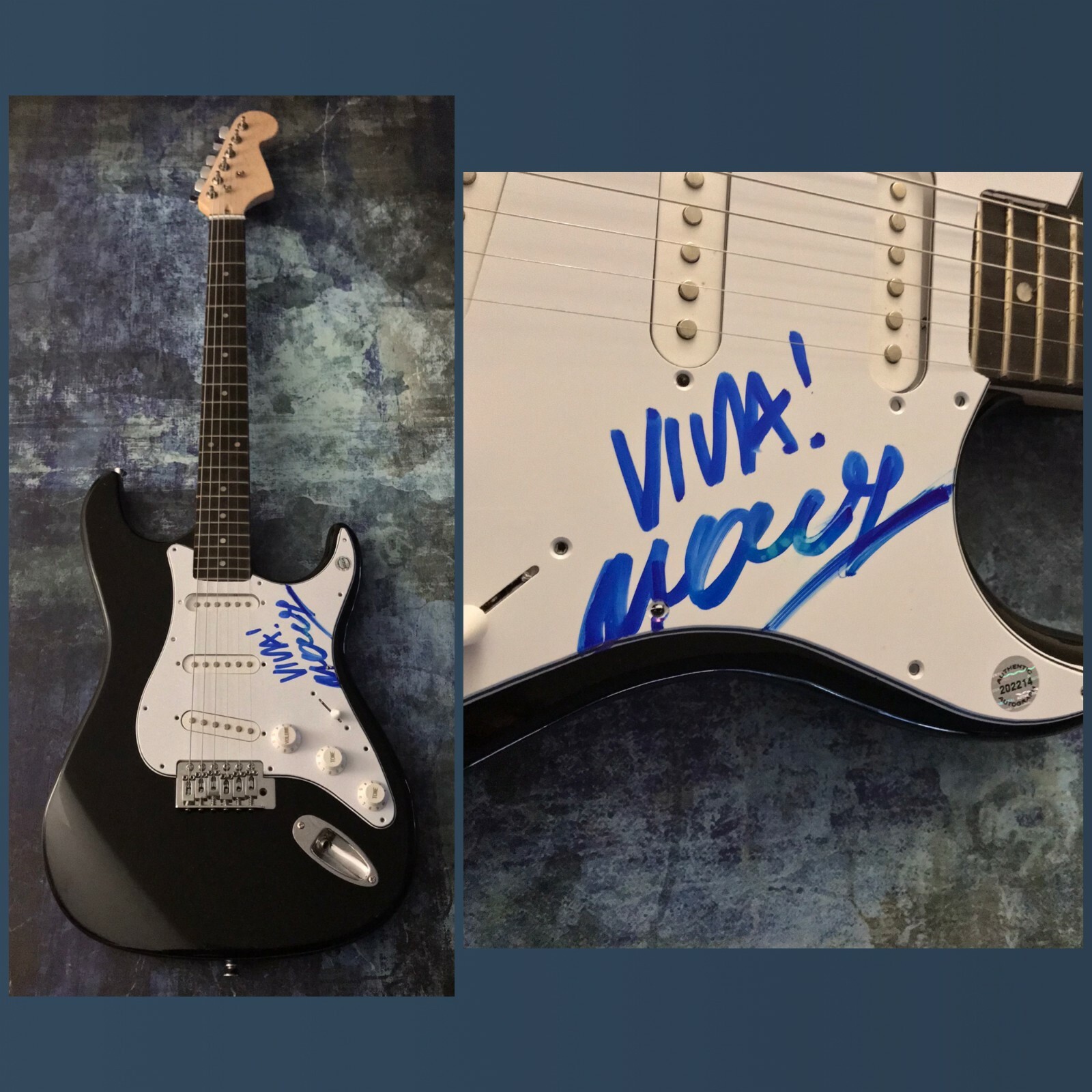 GFA The Adicts Band Bad Boy * KEITH MONKEY WARREN * Signed Electric Guitar COA