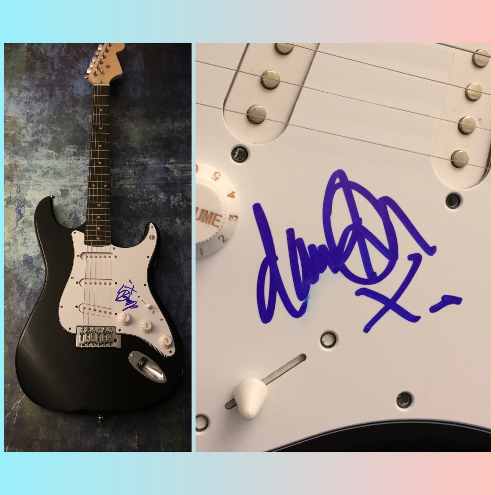 GFA Gorillaz & Blur Rock Star * DAMON ALBARN * Signed Electric Guitar MH1 COA
