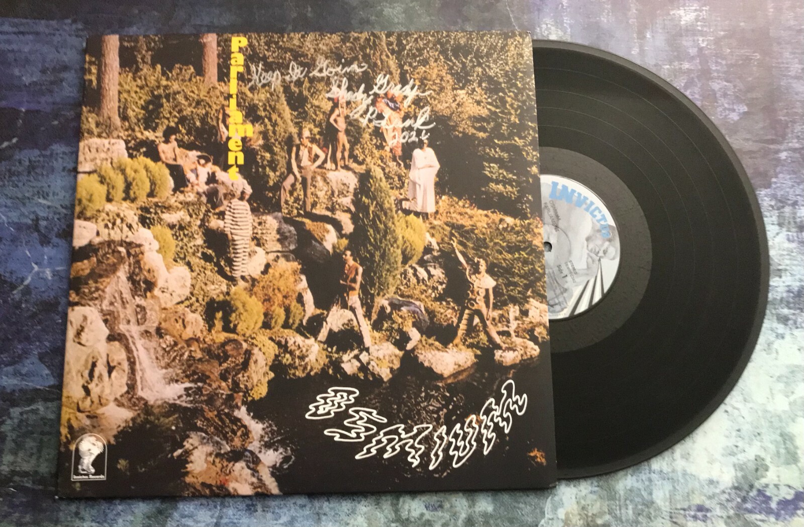 GFA Shady Grady Thomas * PARLIAMENT-FUNKADELIC * Signed New Record Album COA