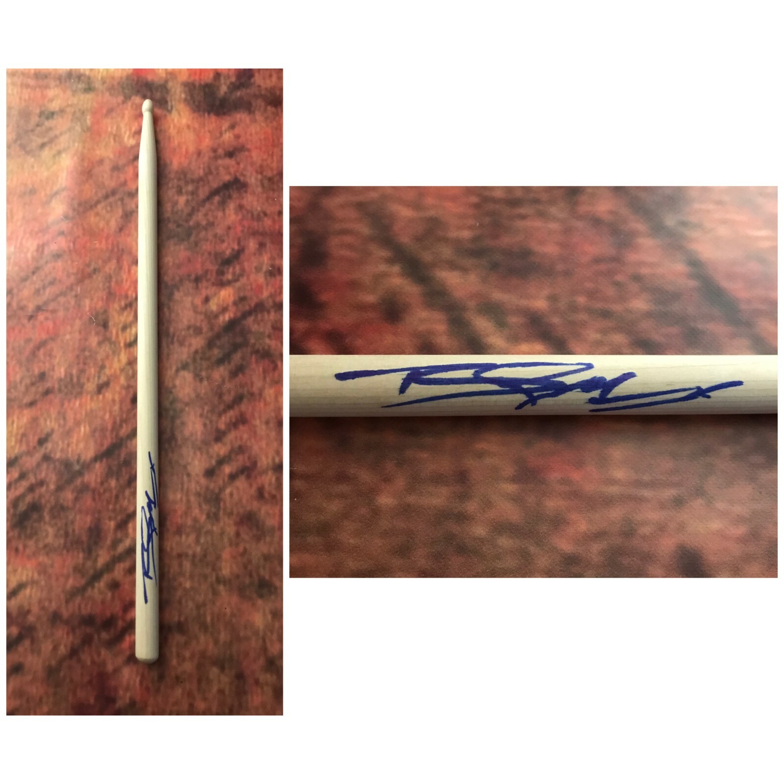GFA GEMINI SYNDROME DRUMMER * BRIAN STEELE MEDINA * SIGNED NEW DRUMSTICK B3 COA COLLECTIBLE MEMORABILIA