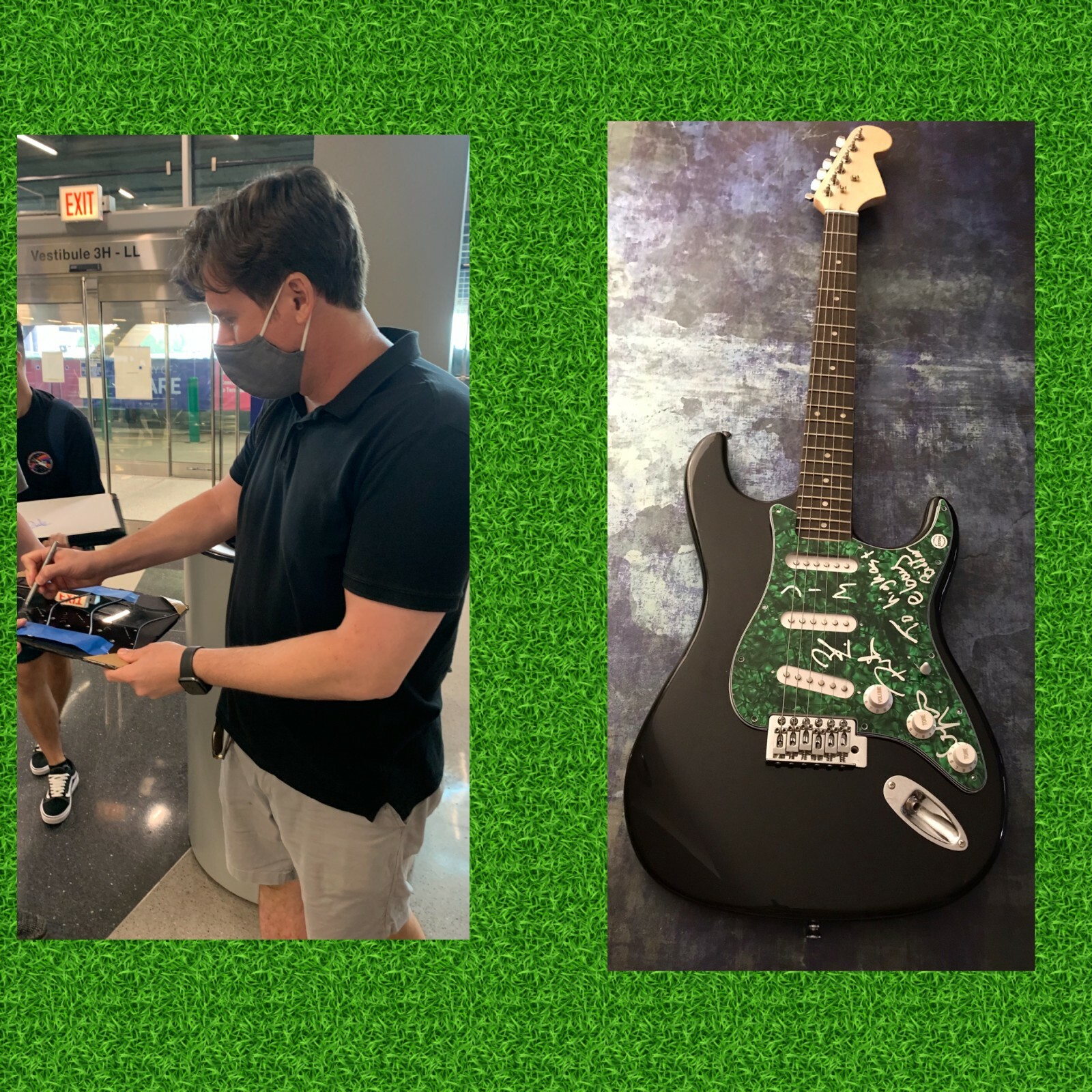 GFA Jim Adkins x4 Band * JIMMY EAT WORLD * Signed Electric Guitar PROOF J2 COA