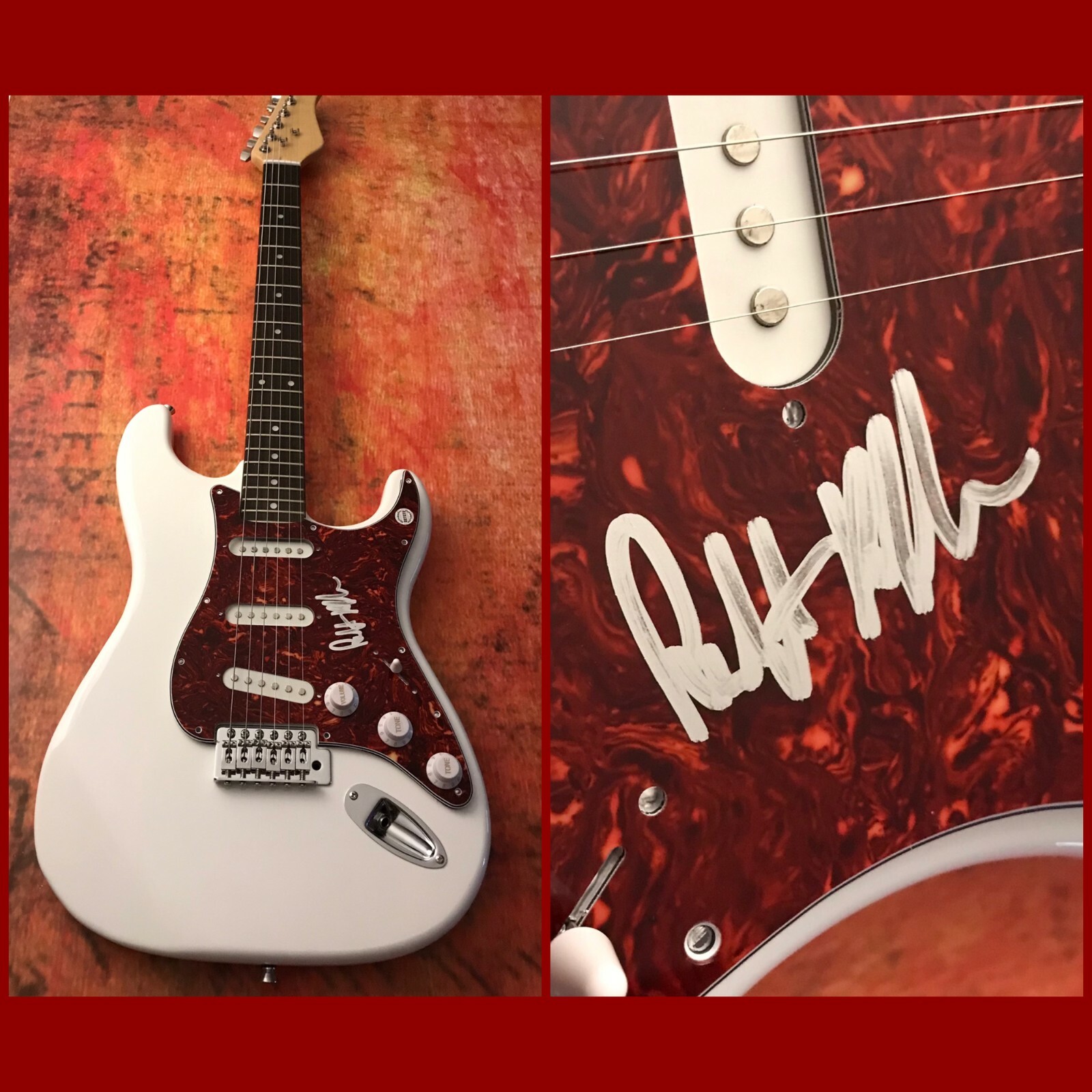 GFA Dave Matthews Band * ROBERT RANDOLPH * Signed Electric Guitar PROOF R1 COA