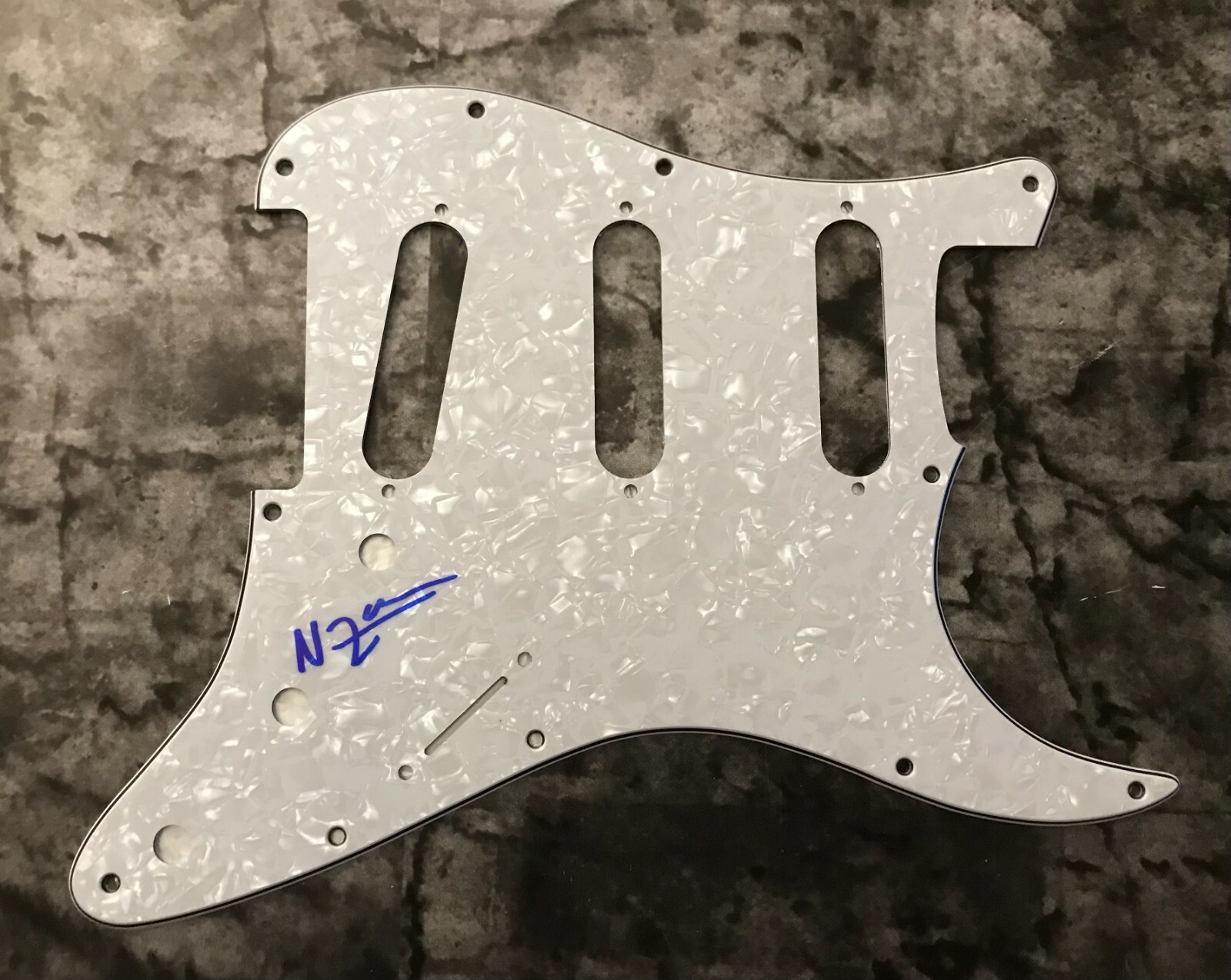 GFA Nick Zawisa Unrequited Love * BREAKUP SHOES * Signed Electric Pickguard COA