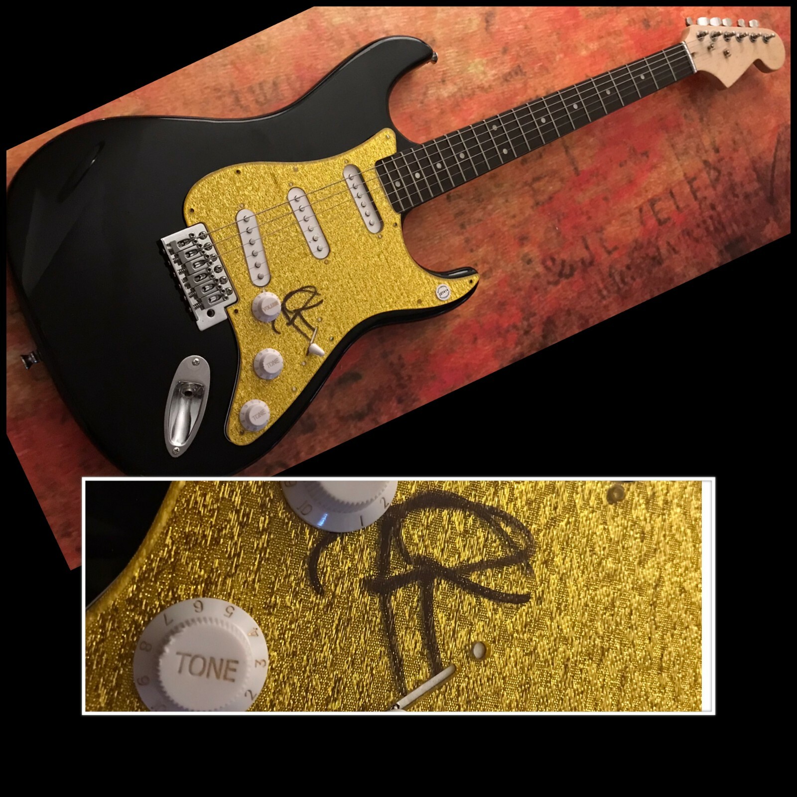 GFA OneRepublic Rock Star * RYAN TEDDER * Signed Electric Guitar PROOF AD2 COA