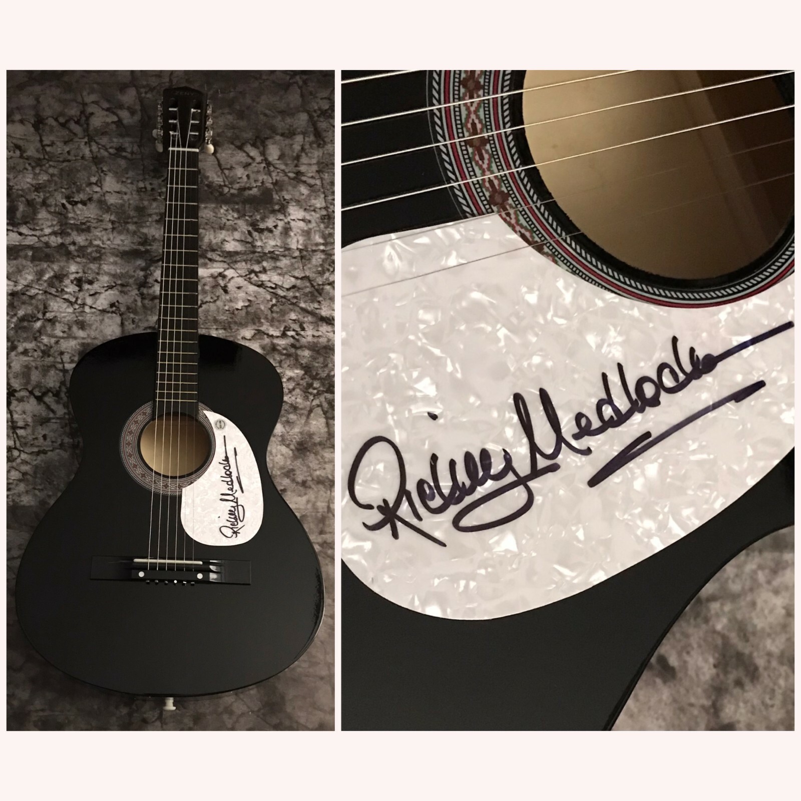 GFA Lynyrd Skynyrd Guitarist * RICKEY MEDLOCKE * Signed Acoustic Guitar R4 COA