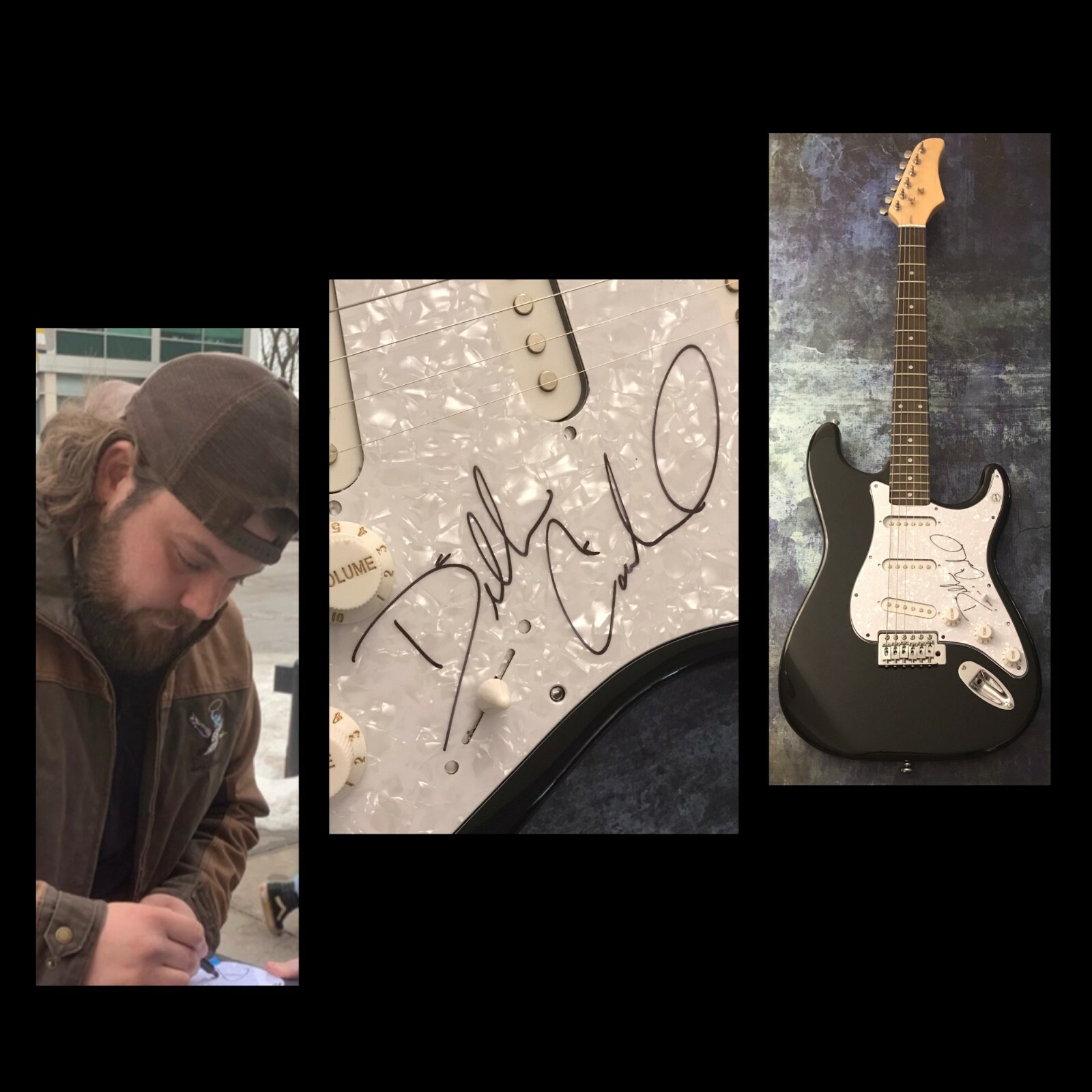 GFA Son of A Hot Beer * DILLON CARMICHAEL * Signed Electric Guitar PROOF D1 COA