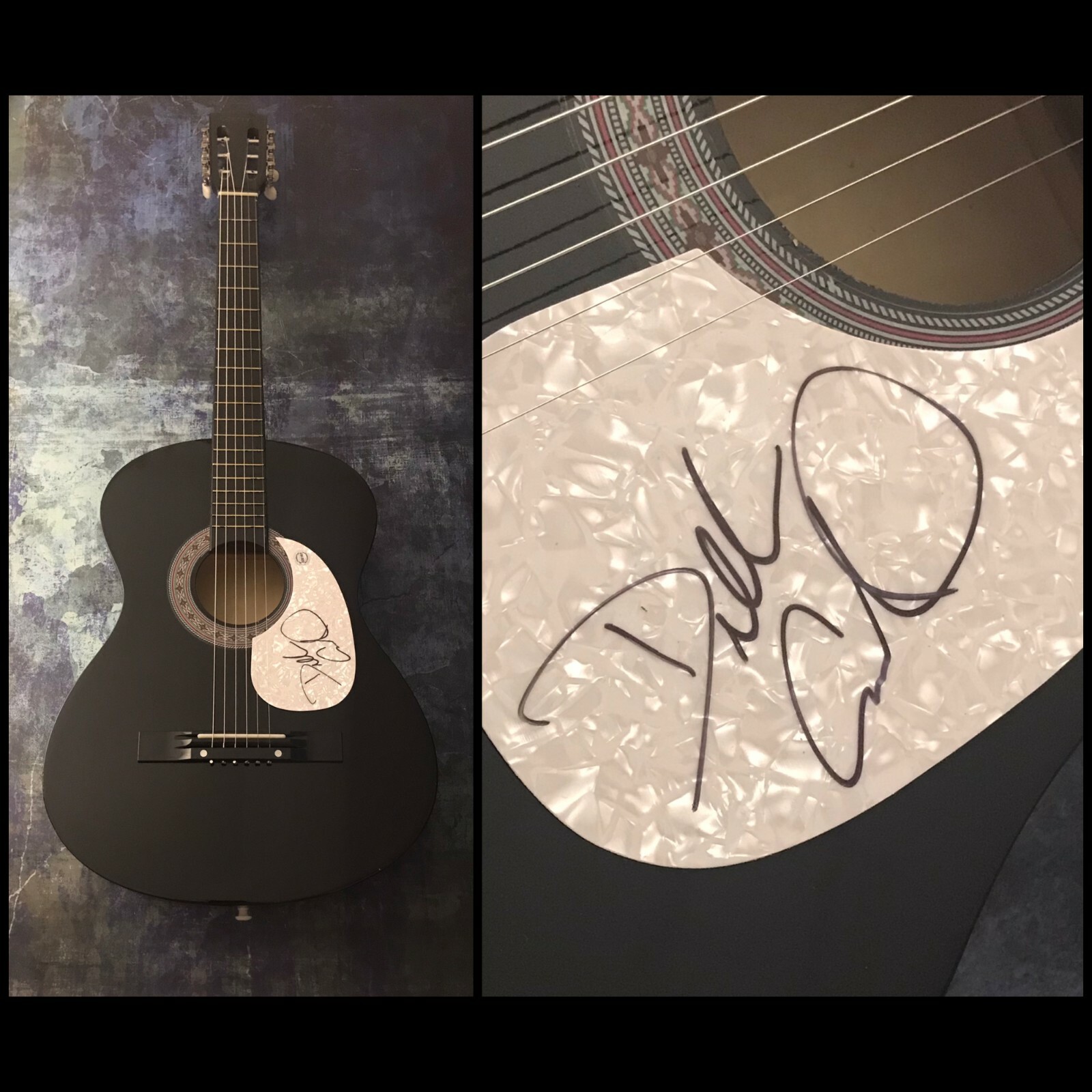 GFA Son of A Hot Beer * DILLON CARMICHAEL * Signed Acoustic Guitar PROOF D3 COA
