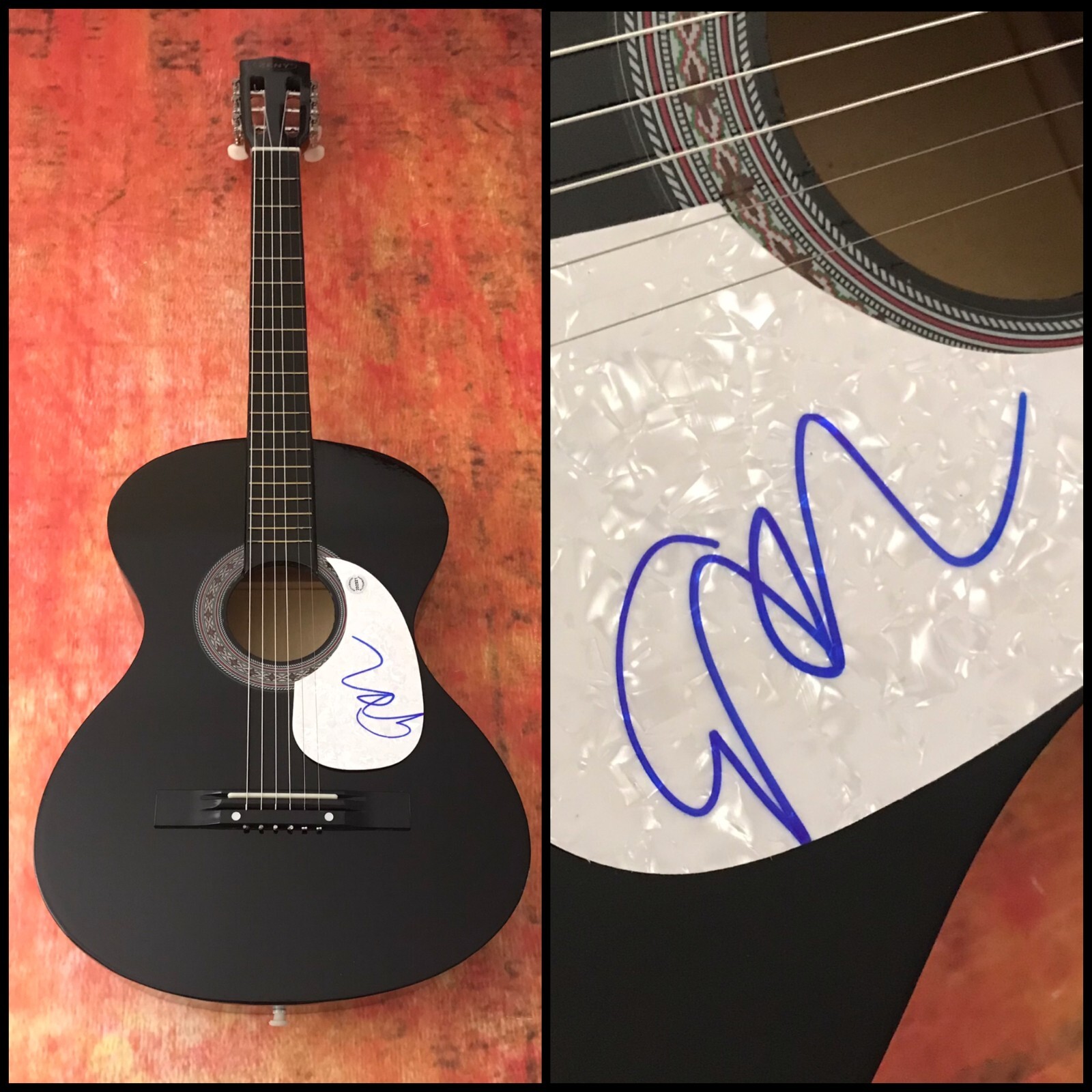 GFA Flower Shops Country Star * ERNEST K. SMITH * Signed Acoustic Guitar COA