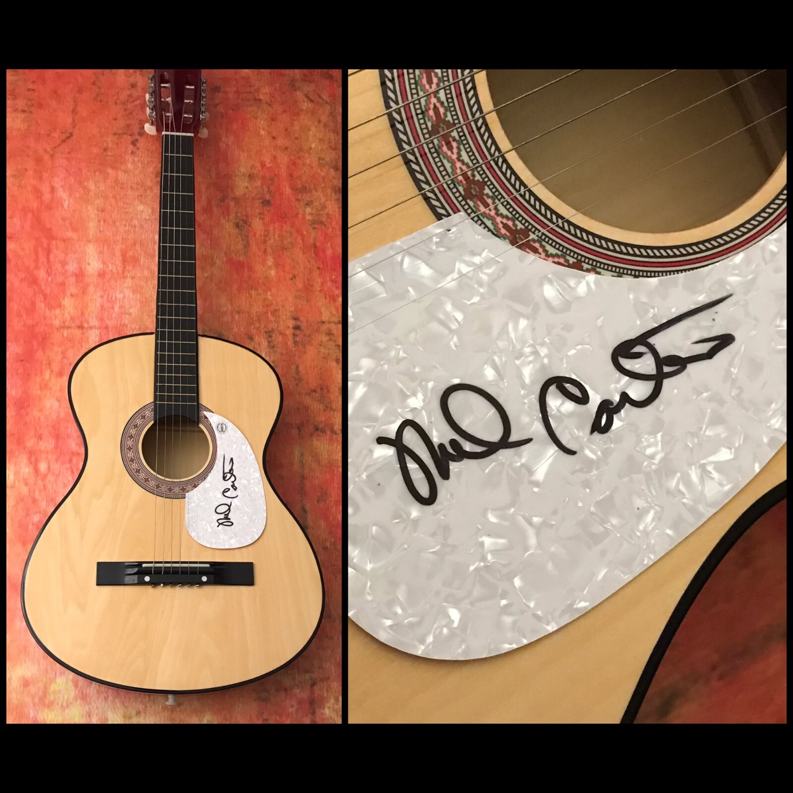 GFA Hold Me, Thrill Me, Kiss Me * MEL CARTER * Signed Acoustic Guitar M2 COA
