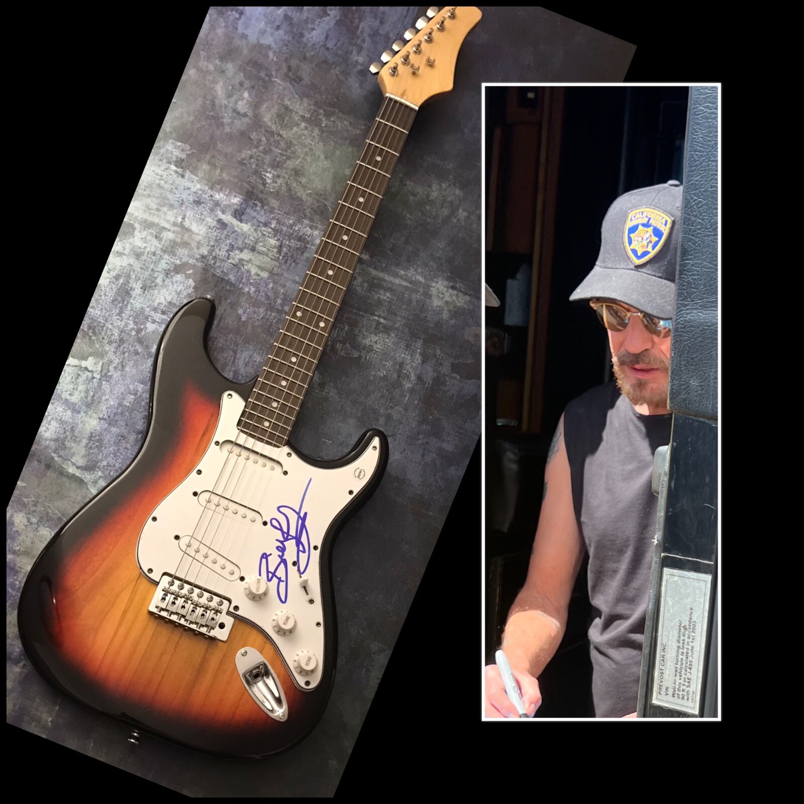 GFA The Boxmasters Star * BILLY BOB THORNTON * Signed Electric Guitar PROOF COA