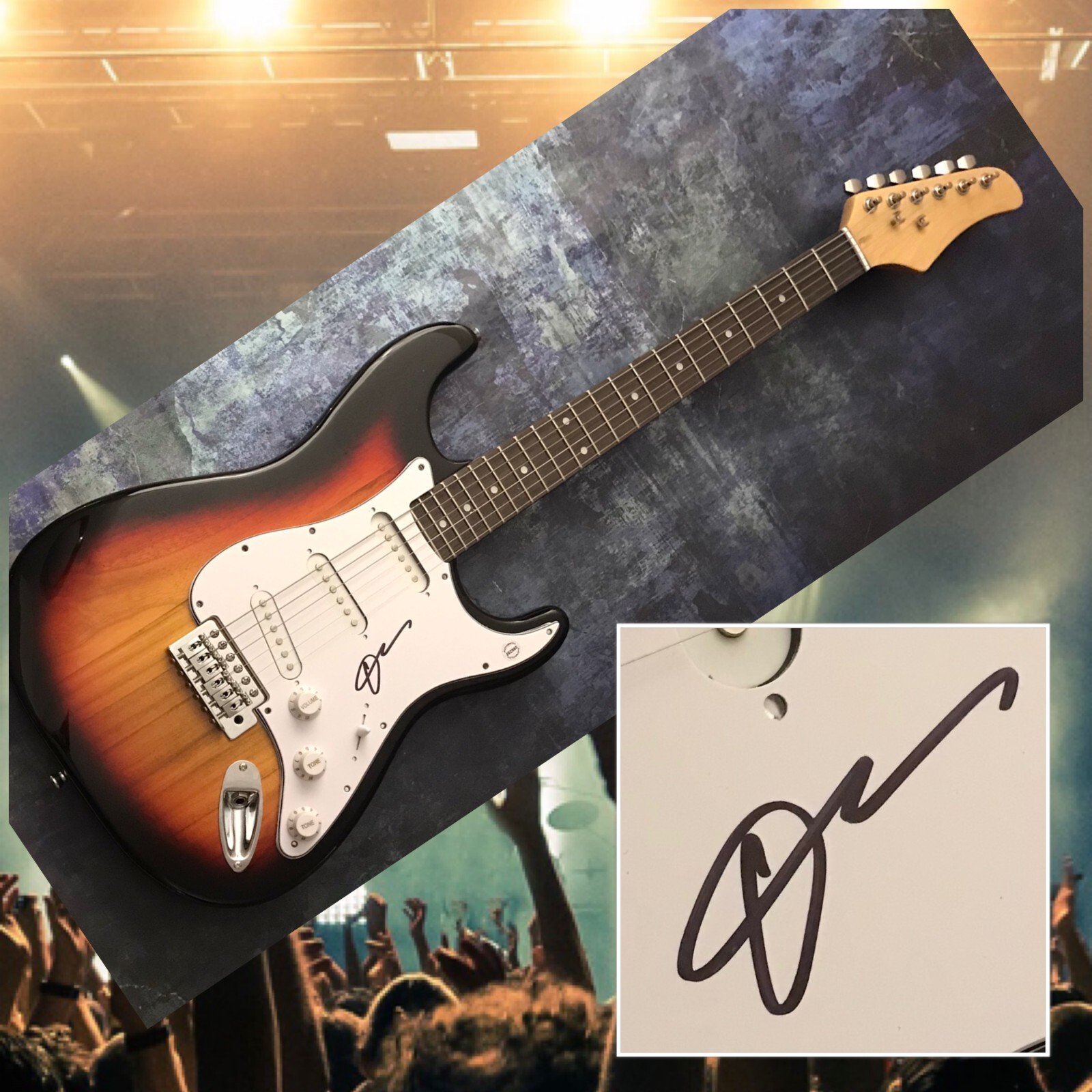 GFA Candlebox Far Behind Star * KEVIN MARTIN * Signed Electric Guitar K4 COA