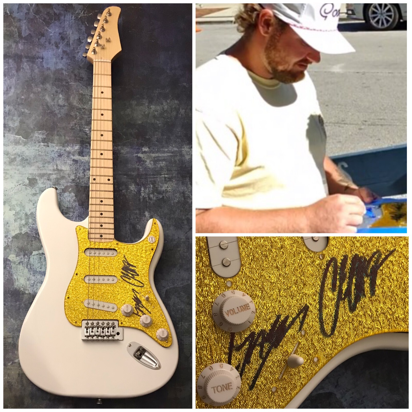 GFA Charles Muncaster & Gary * MUSCADINE BLOODLINE * Signed Electric Guitar COA