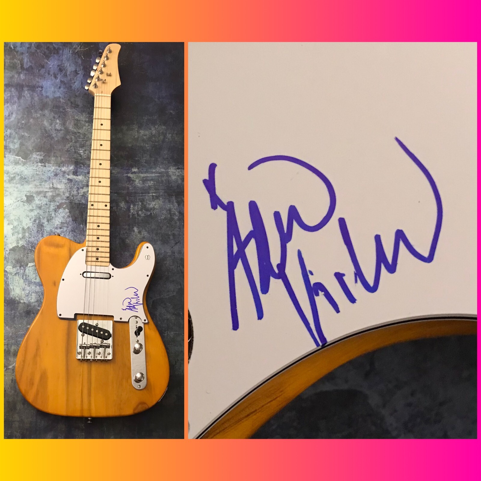 GFA Magnolia Blues Star * ADIA VICTORIA * Signed Tele Electric Guitar COA