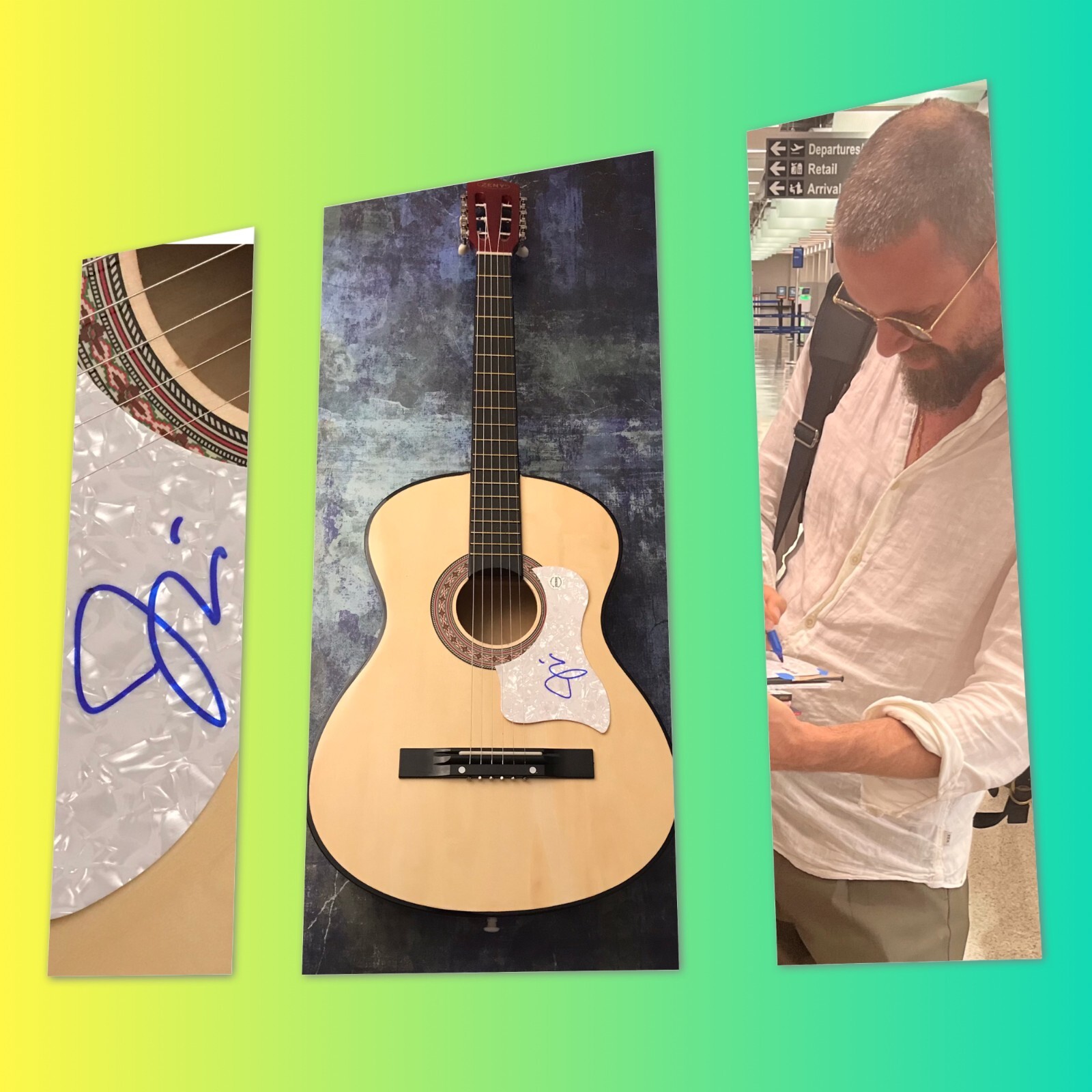 GFA Real Love Baby Star * FATHER JOHN MISTY * Signed Acoustic Guitar PROOF COA