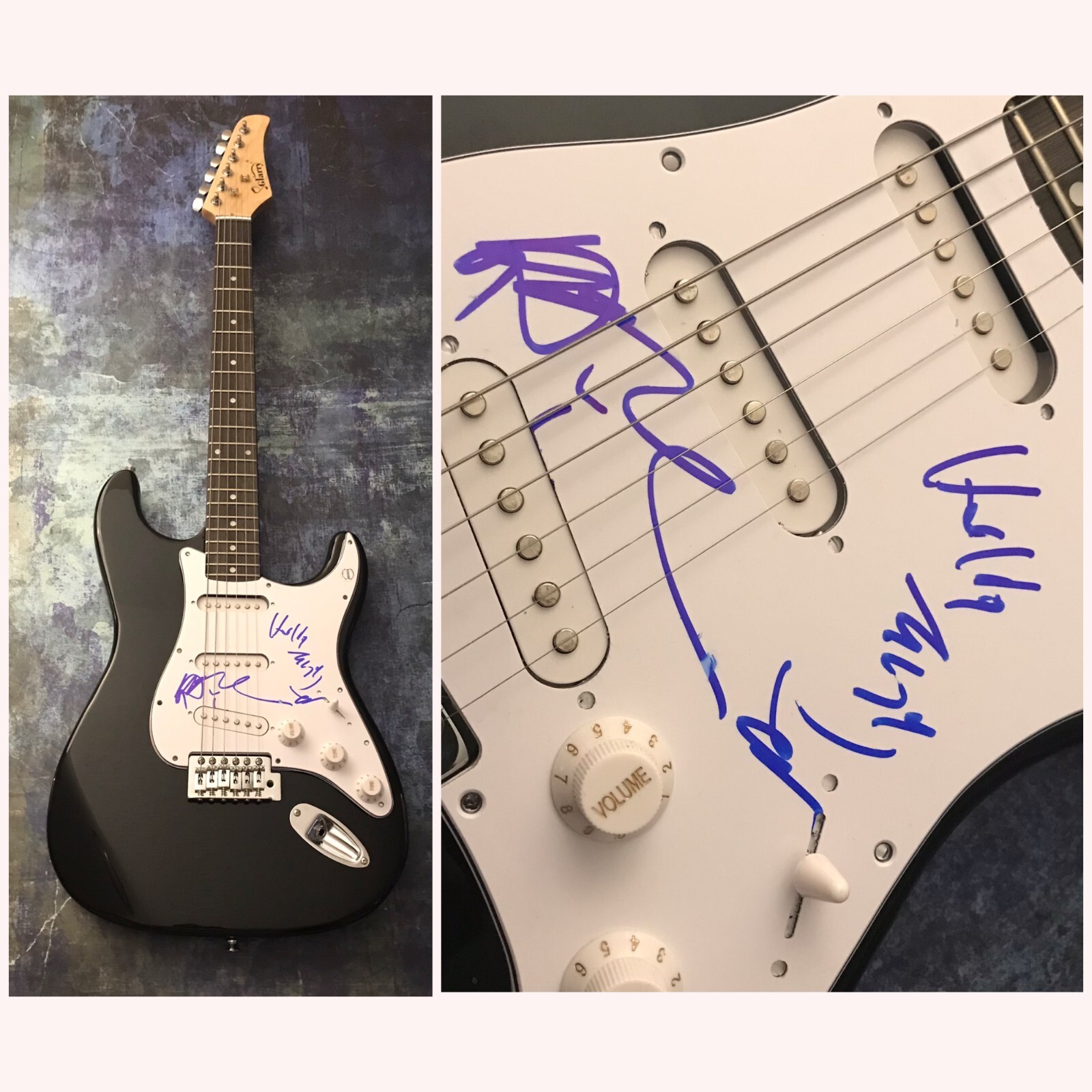 GFA Local H Band Bound for the Floor * SCOTT LUCAS * Signed Electric Guitar COA