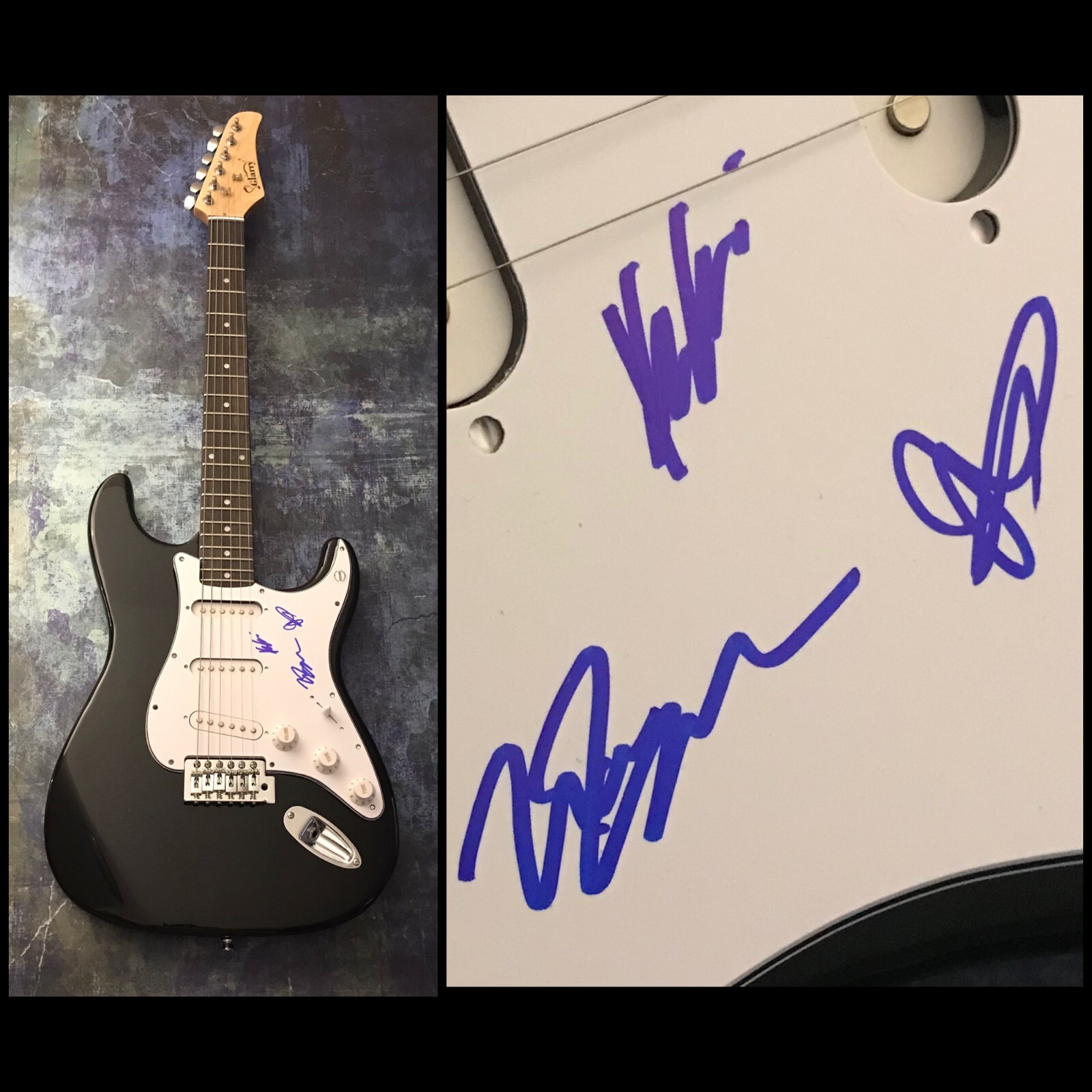 GFA Silk Chiffon Trio Band * MUNA * Signed Electric Guitar PROOF COA