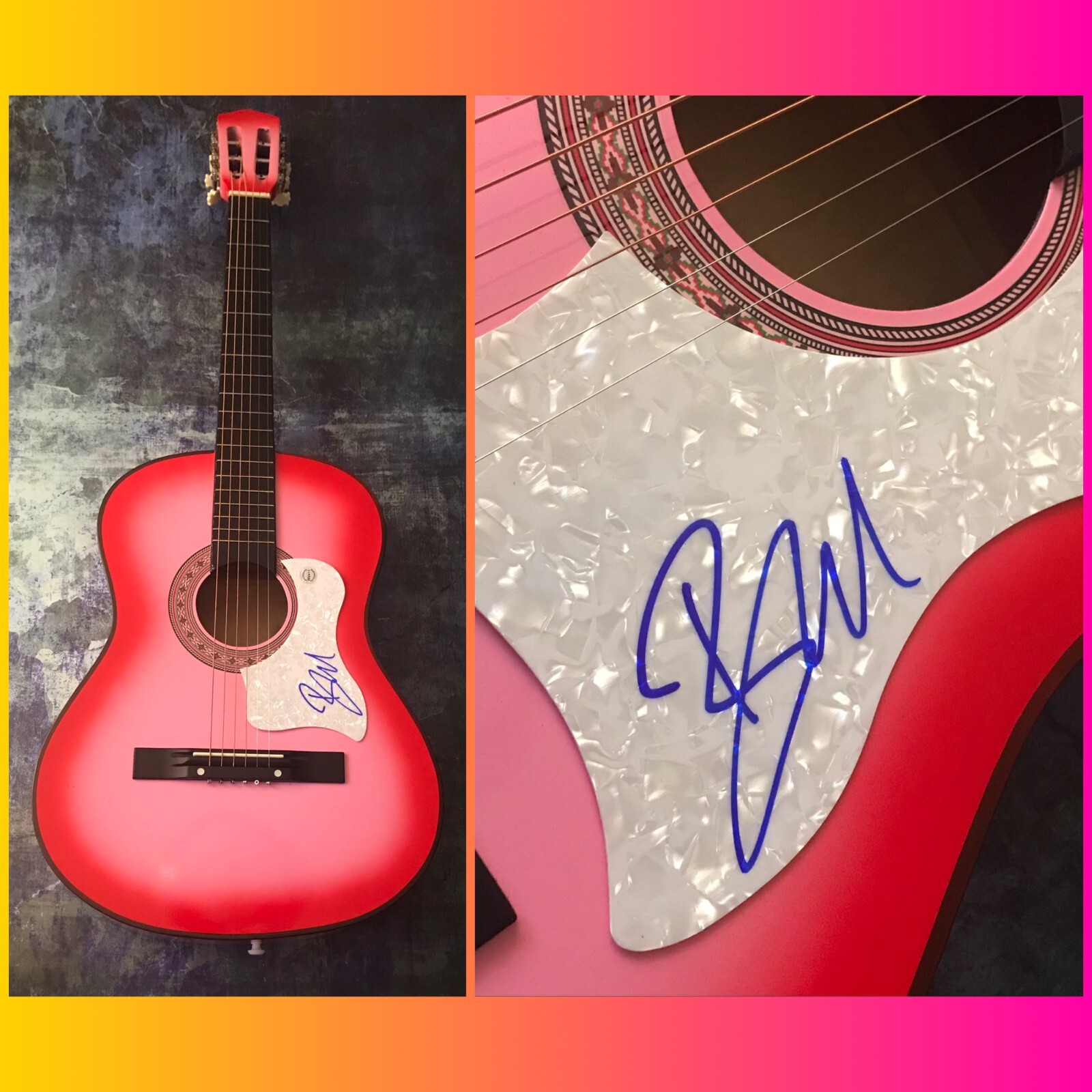 GFA Goddess Jillian Star * BANKS * Signed Acoustic Guitar B2 COA