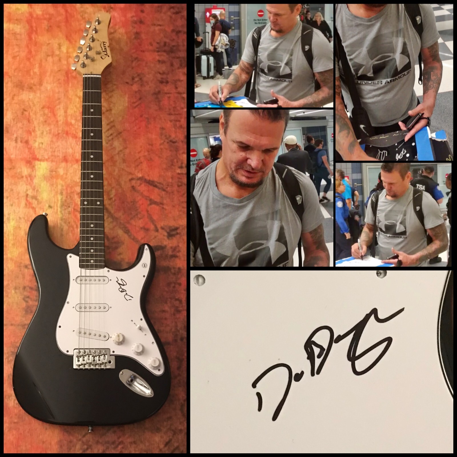 GFA Disturbed The Sickness * DAN DONEGAN * Signed Electric Guitar PROOF COA