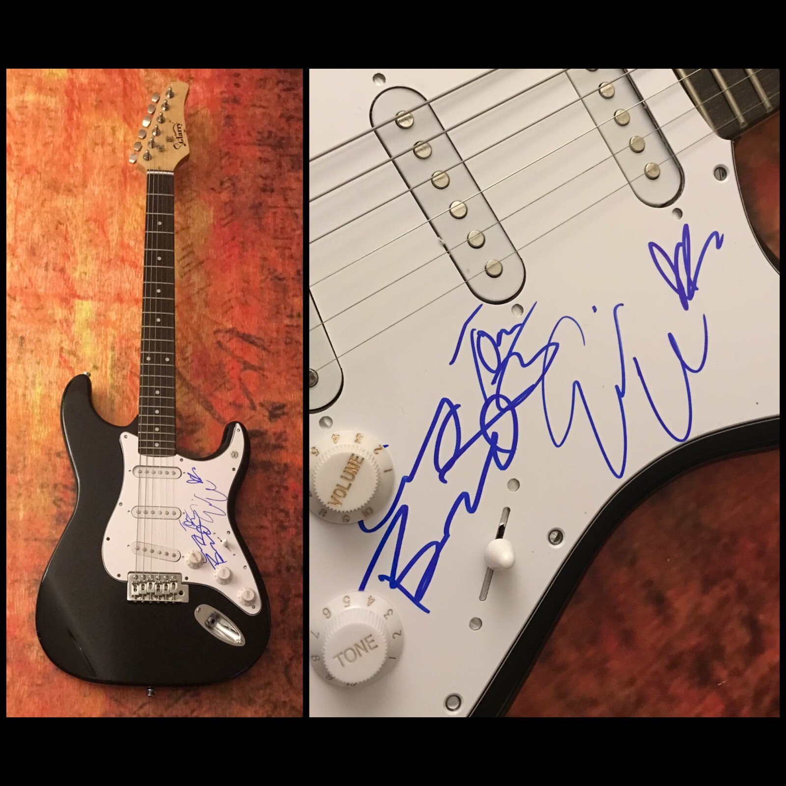 GFA After the Party x4 Band * THE MENZINGERS * Signed Electric Guitar PROOF COA