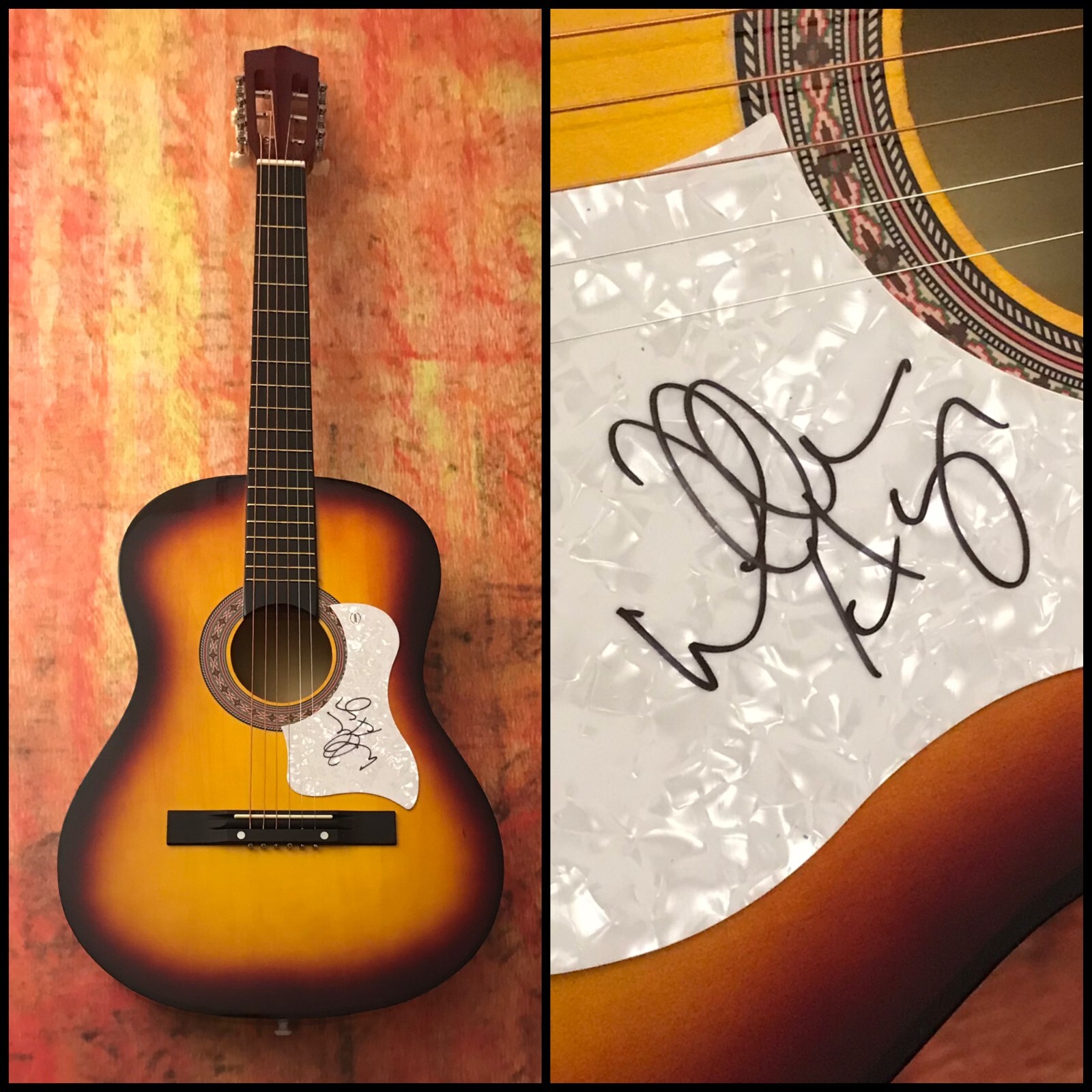 GFA Fancy Like Country Star * WALKER HAYES * Signed Acoustic Guitar PROOF W8 COA