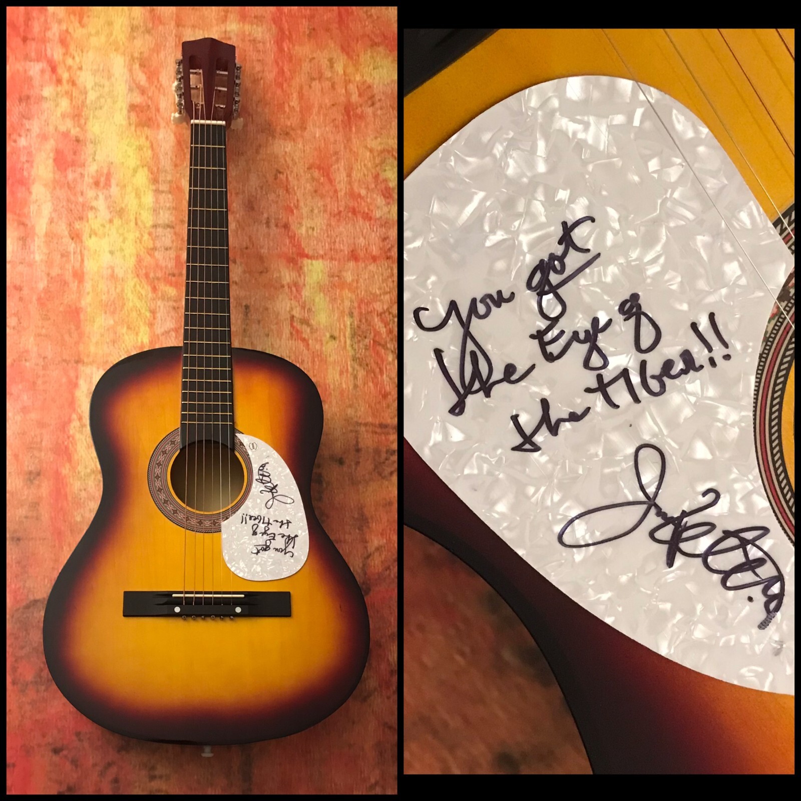 GFA Survivor Band Founder * JIM PETERIK * Signed Acoustic Guitar J6 COA