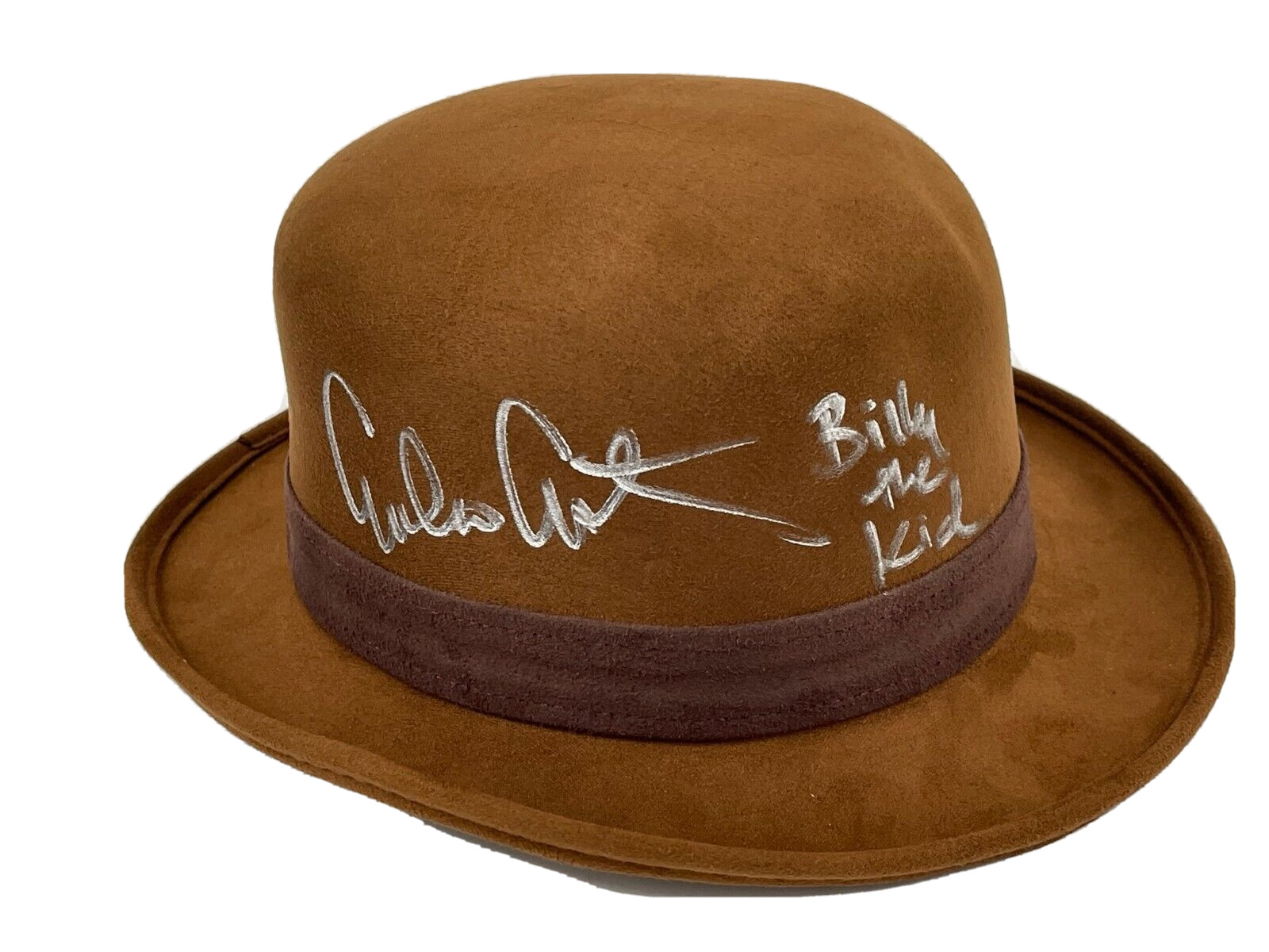 EMILIO ESTEVEZ SIGNED YOUNG GUNS HAT BILLY THE KID AUTOGRAPH INSCRIPT BECKETT 9