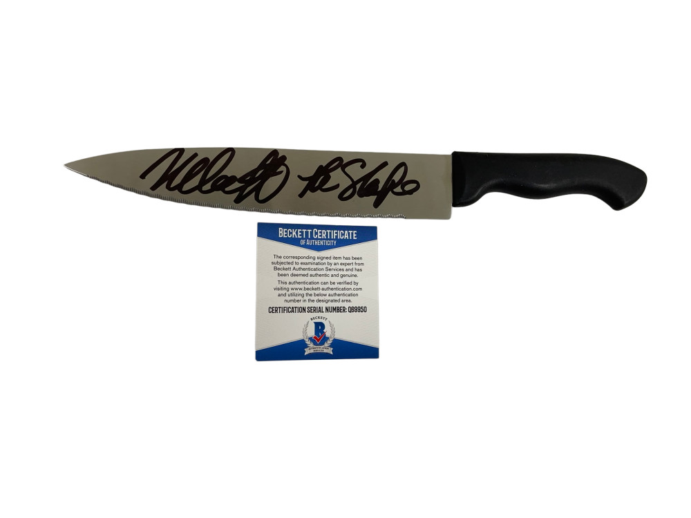 NICK CASTLE SIGNED KNIFE THE SHAPE HALLOWEEN 