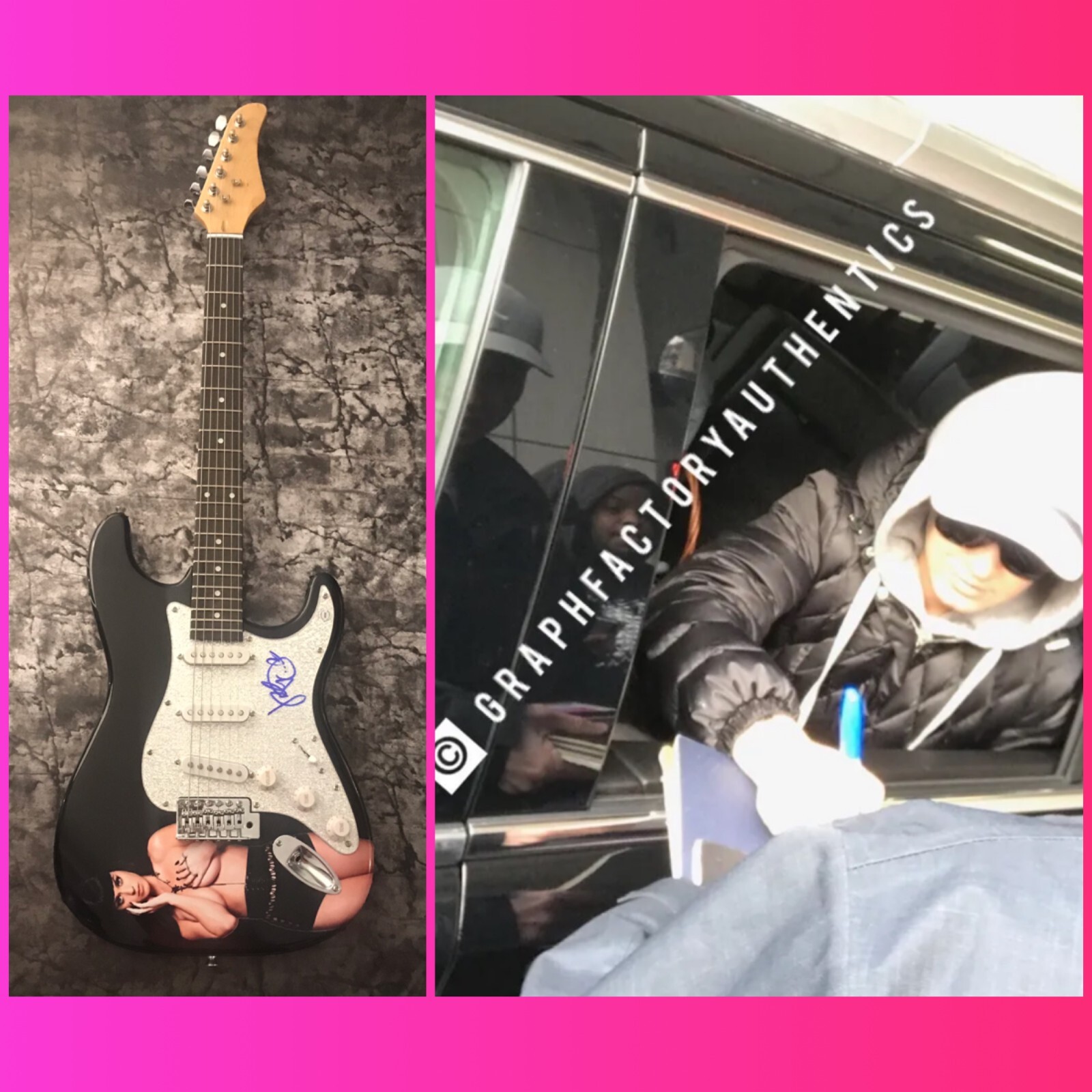 GFA I Kissed a Girl * KATY PERRY * Signed Electric 1/1 Custom Guitar PROOF COA