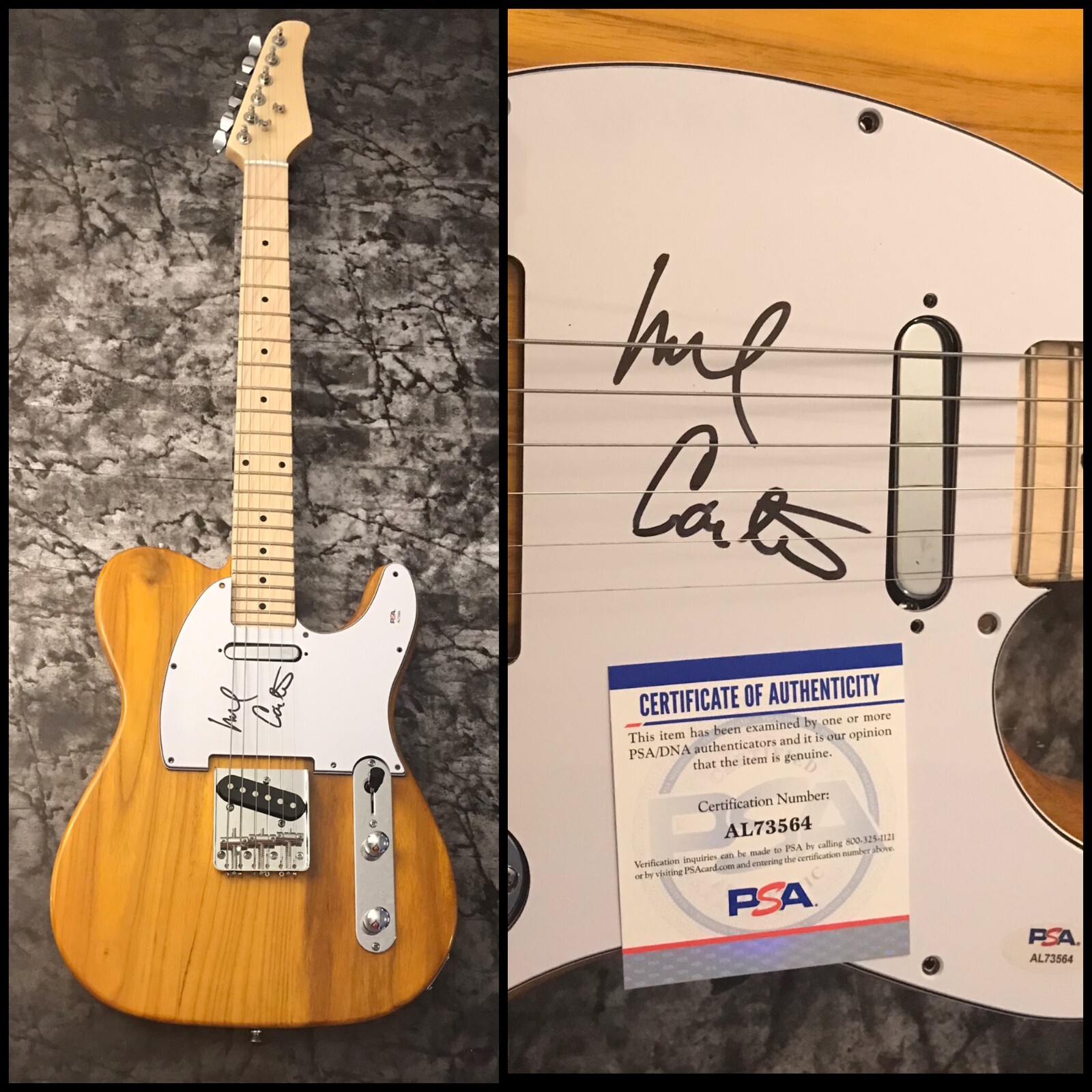 PSA Hold Me, Thrill Me, Kiss Me * MEL CARTER * Signed Electric Guitar COA