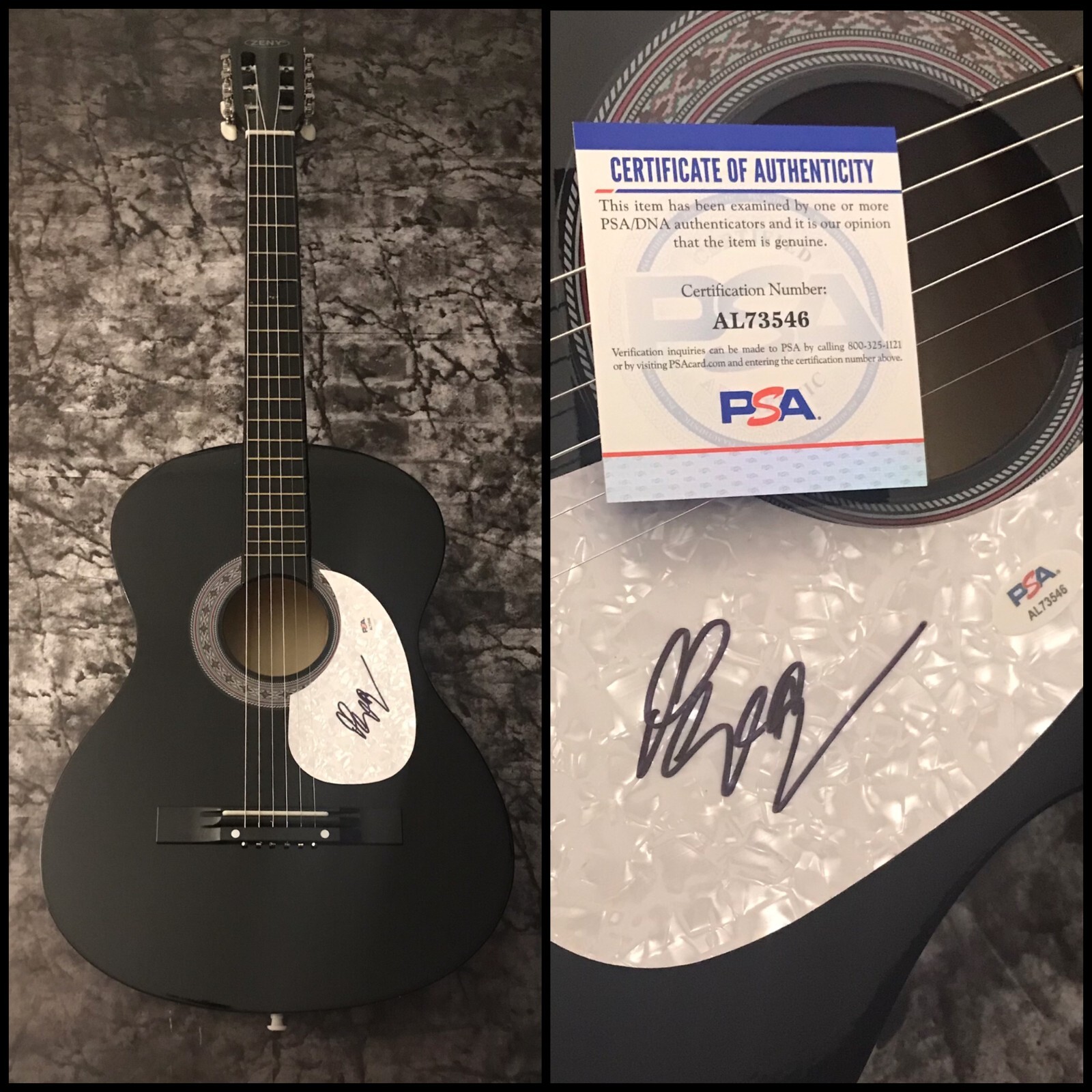 PSA Rock On & A Winter's Tale * DAVID ESSEX * Signed Acoustic Guitar COA