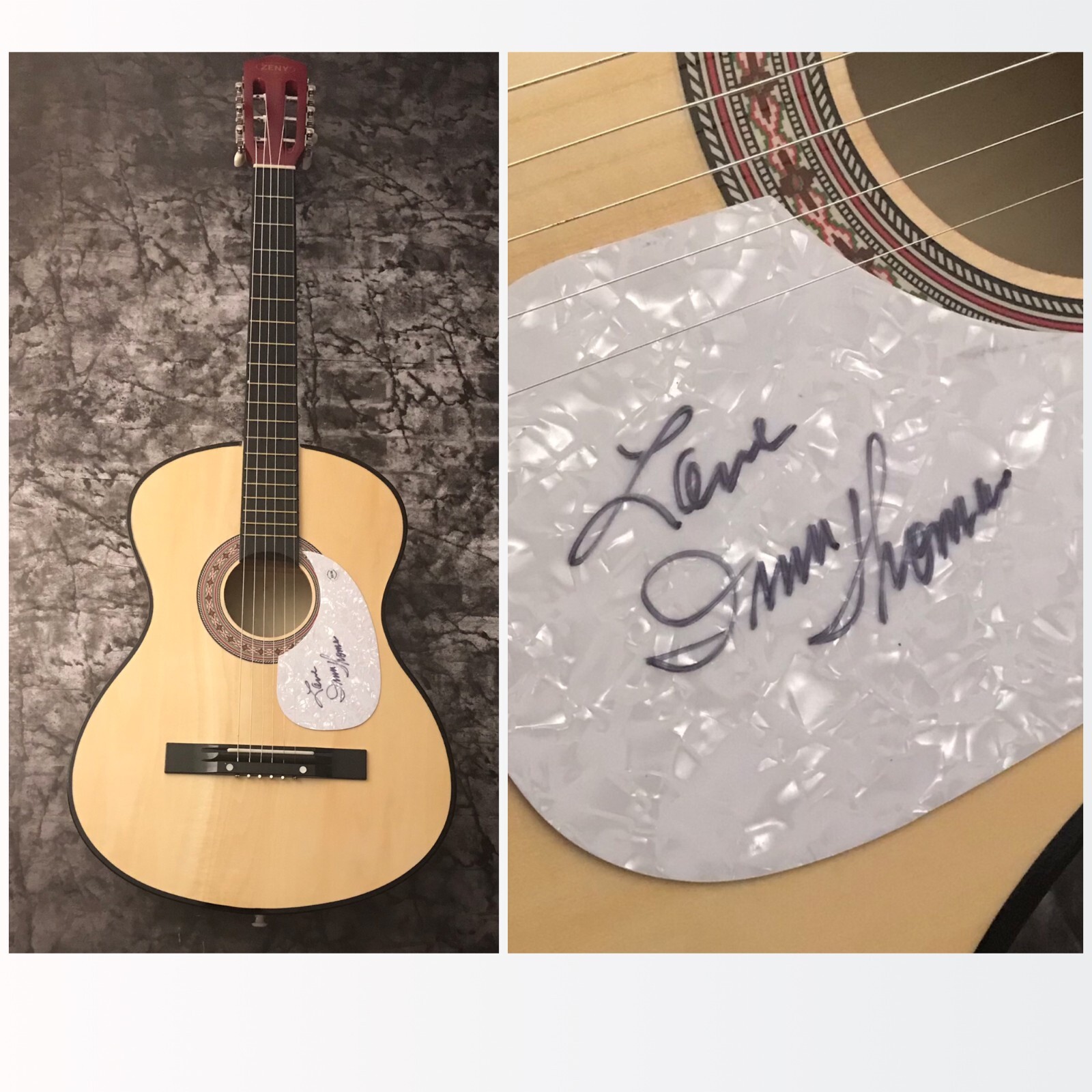 GFA I Wish Someone Would Care * IRMA THOMAS * Signed Acoustic Guitar COA