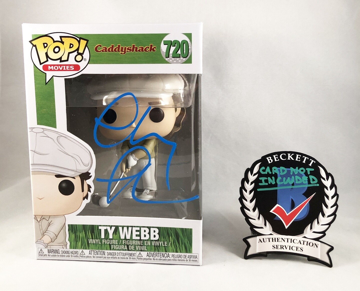 Chevy Chase Signed Funko Pop Beckett BAS Caddyshack Ty Webb COA