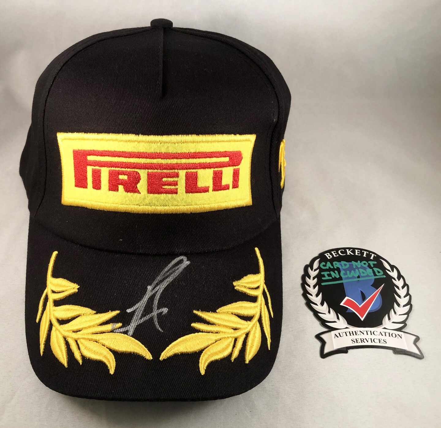 George Russell Signed Hat Beckett BAS Pirelli Podium Formula 1 F1 Mercedes 1 COA