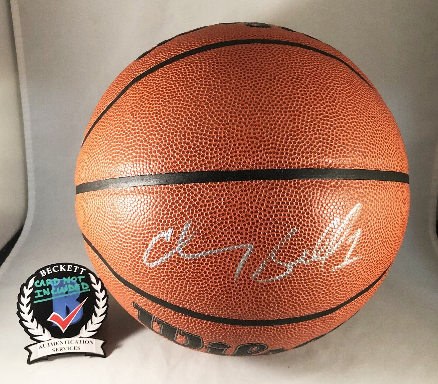 Chauncey Billups Signed Basketball Beckett BAS Detroit Pistons COA