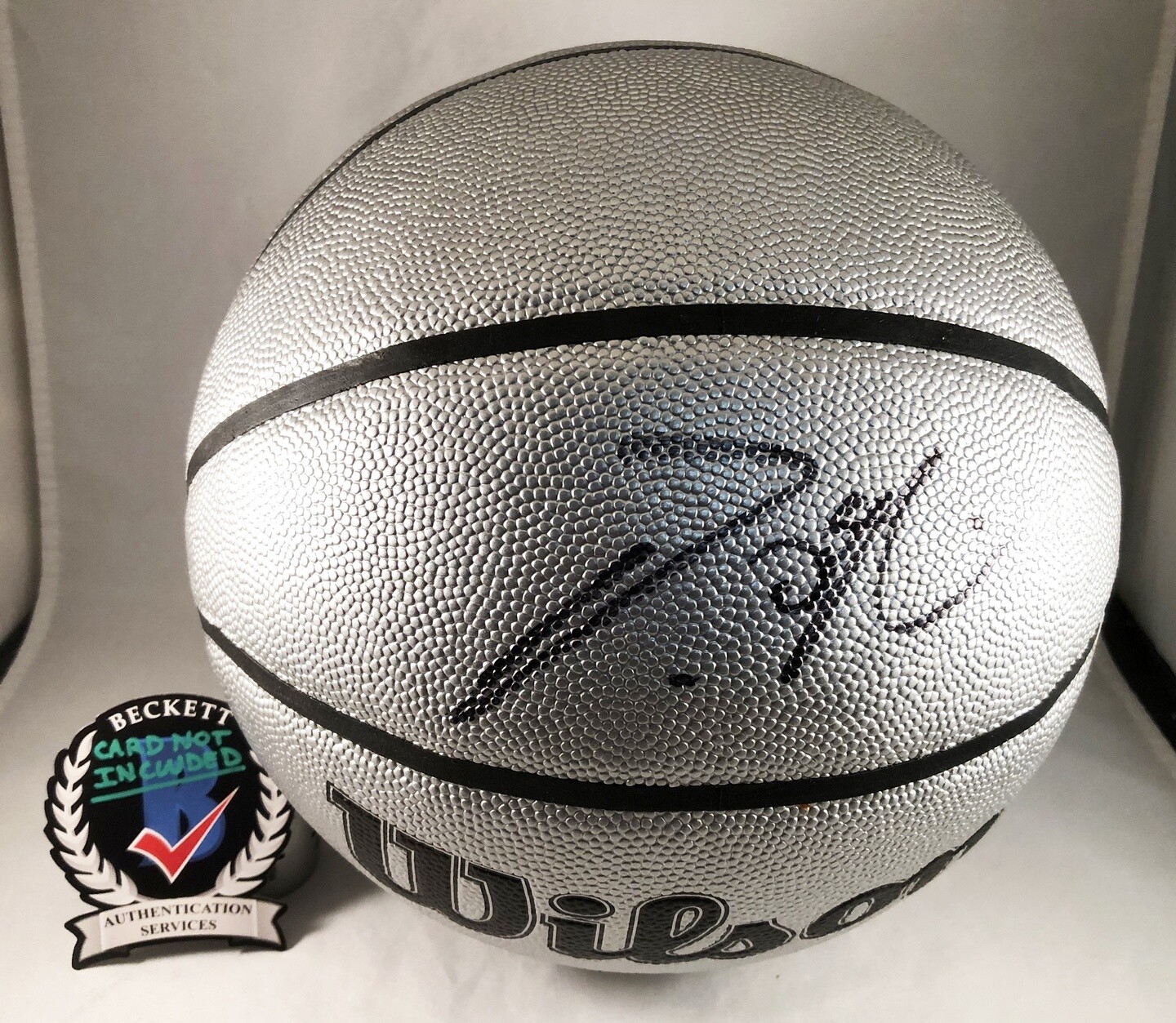 Damian Lillard Signed 75th Anniversary Basketball Beckett BAS Top 75 Portland...